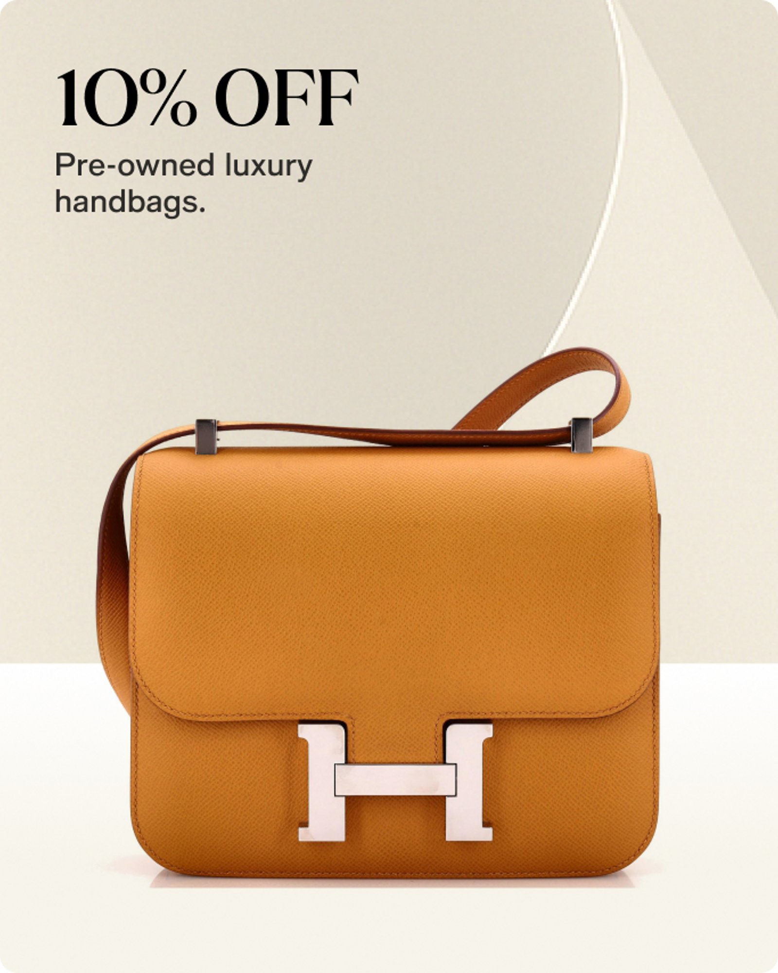 10 off pre-owned luxury Hanbags