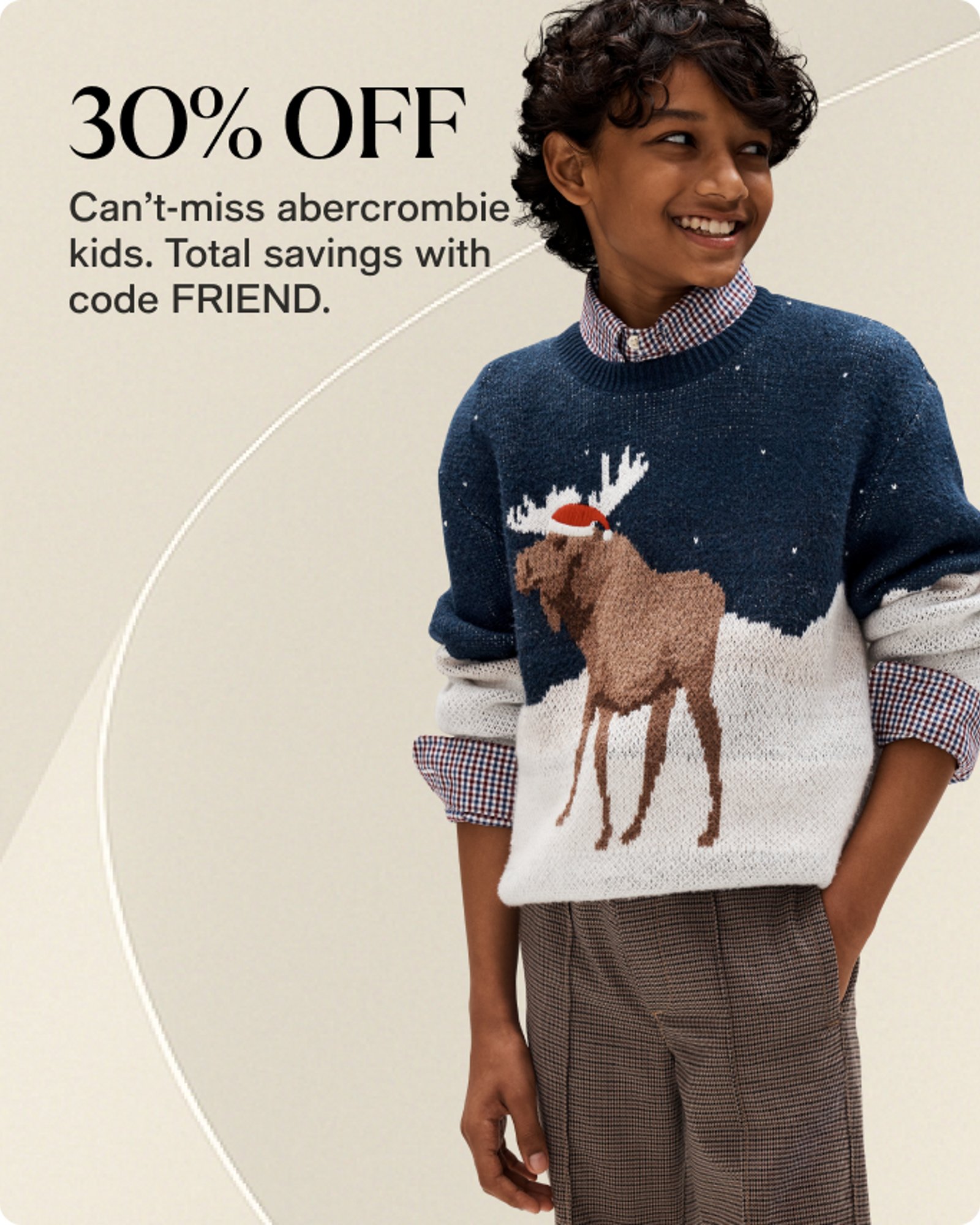 30% off cant miss abercrombie kids