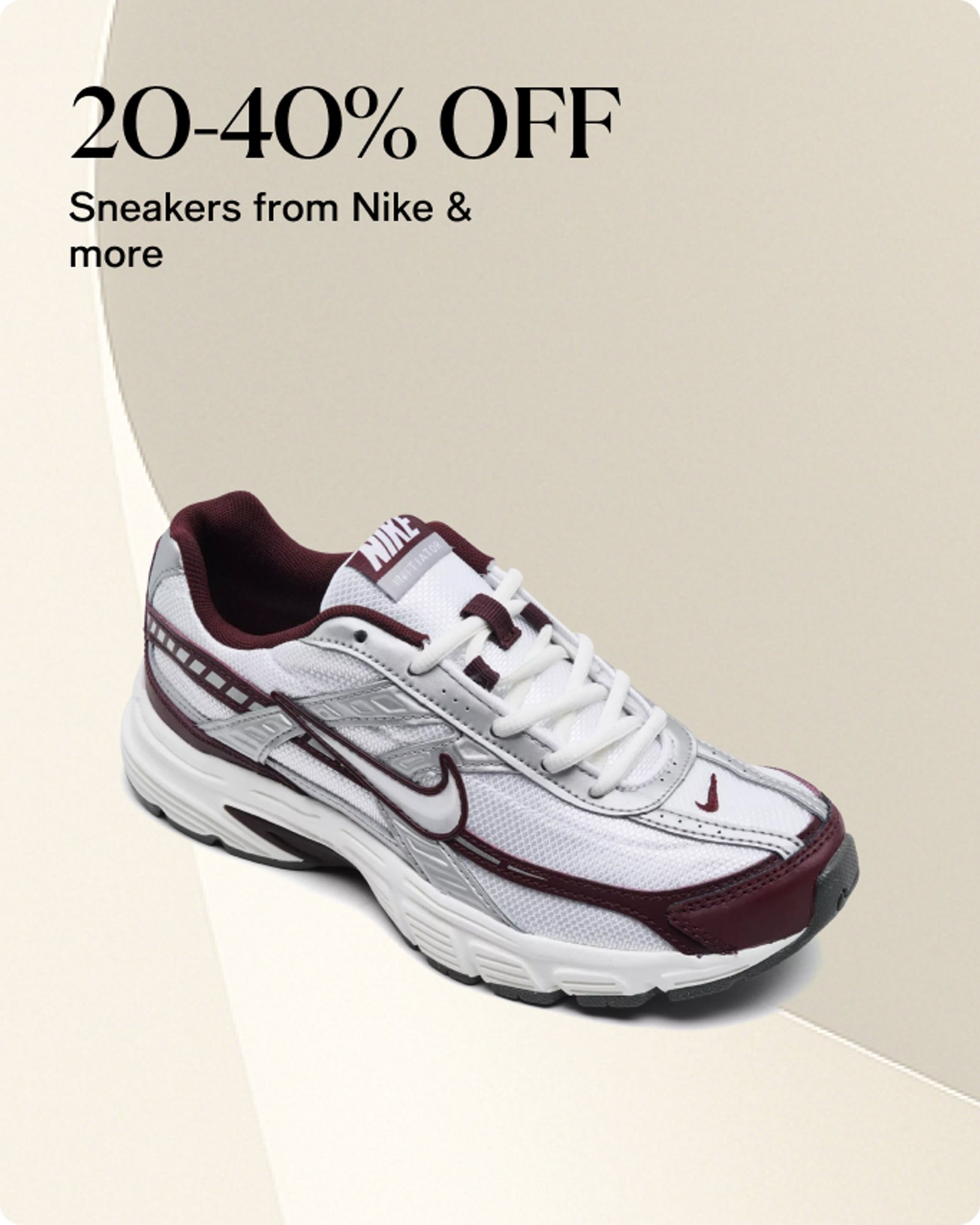 20-40 off sneakers from nike