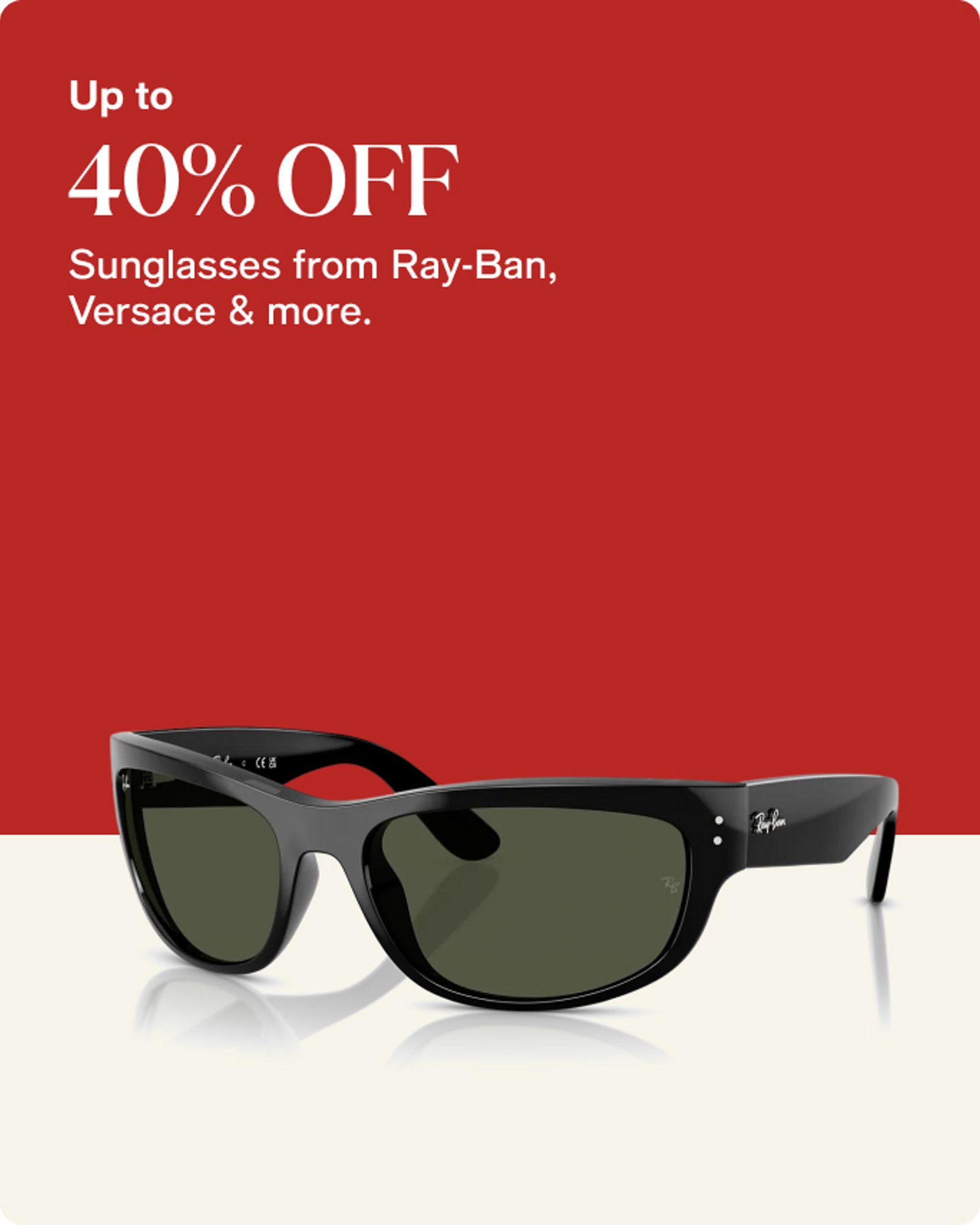 40% off Sunglasses