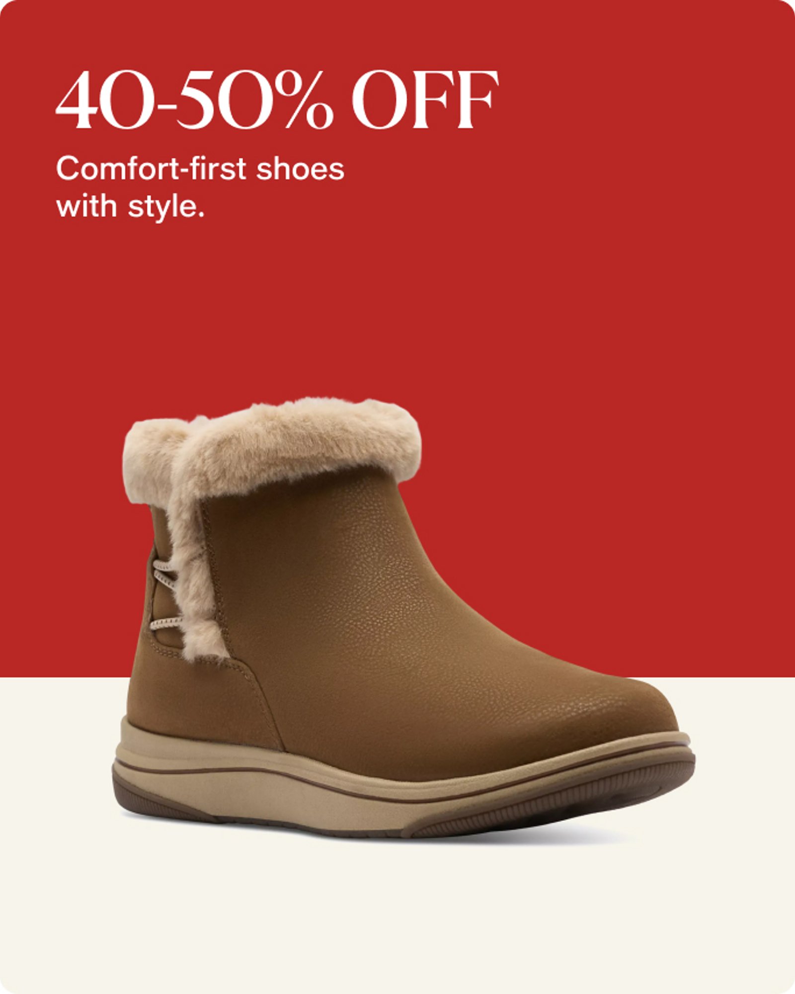 40-50 Comfort-first shoes