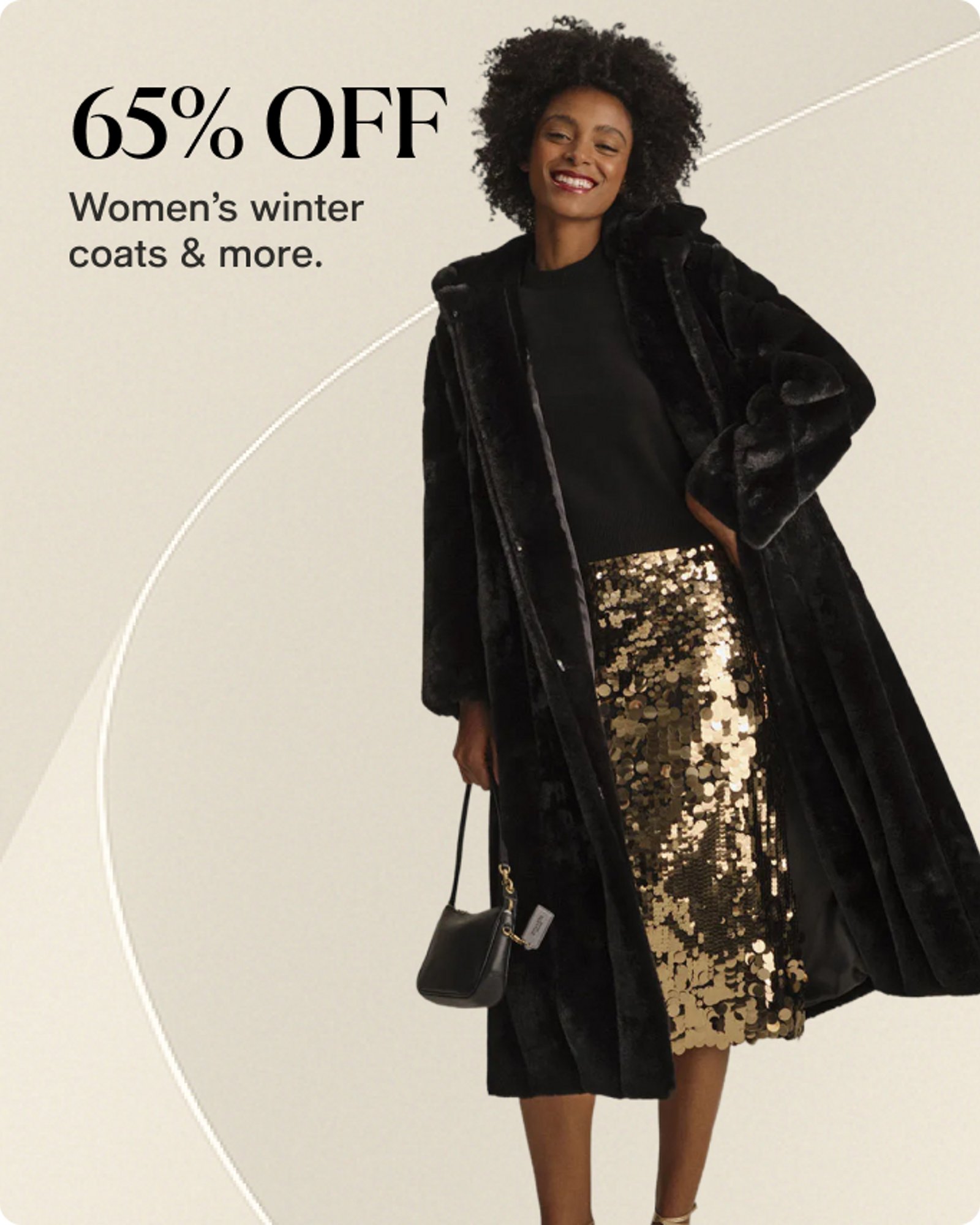 65% OFF Women's winter coats & more.