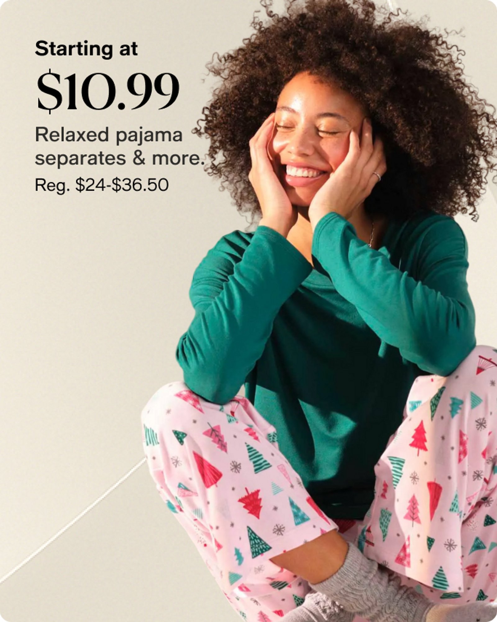 Starting at $10.99 Pajamas
