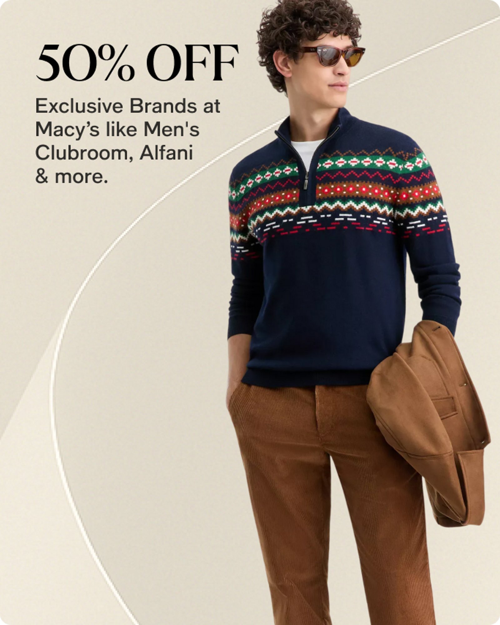 50% off Exclusive brands