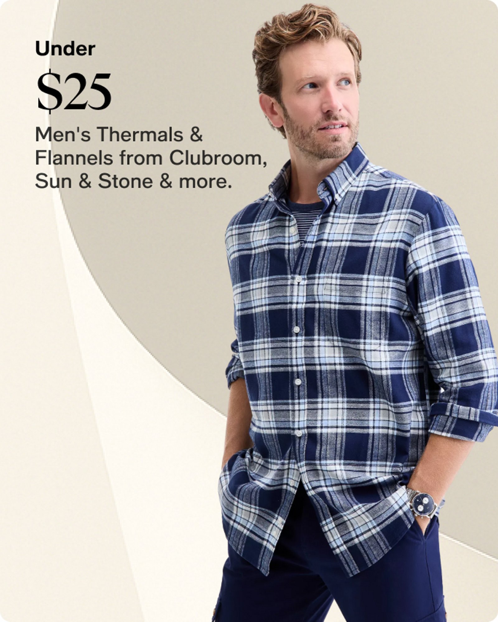 Under $25 Men's thermals