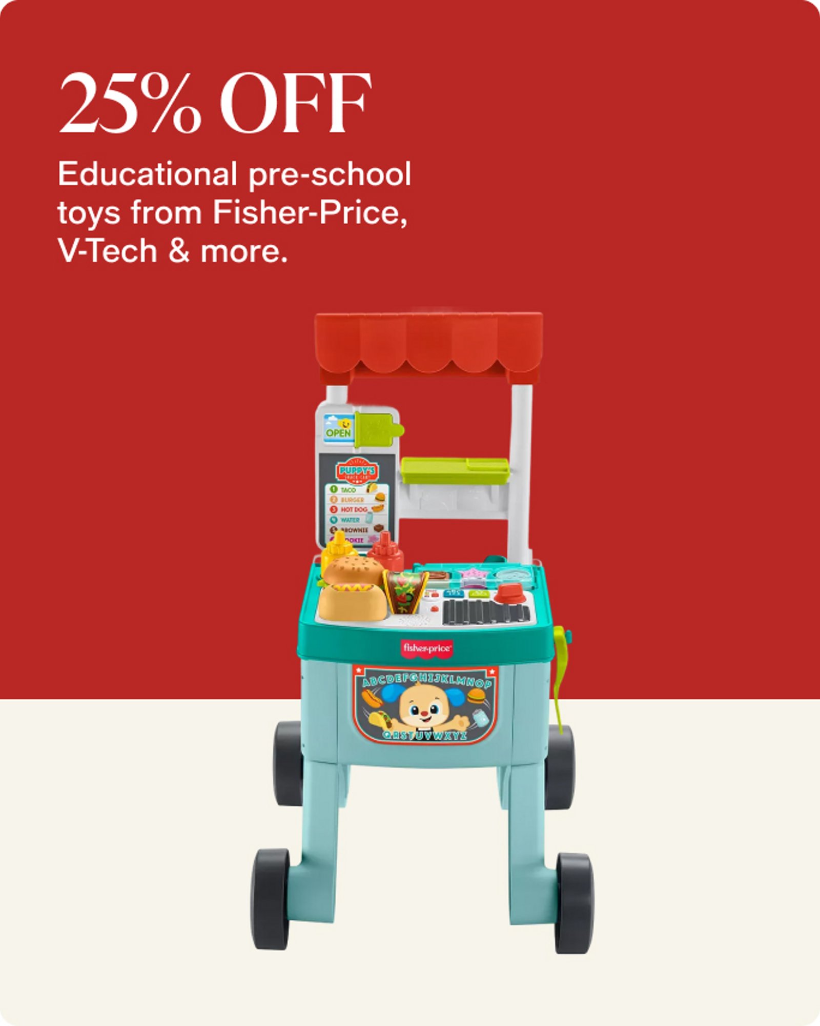 25%off educational pre-school