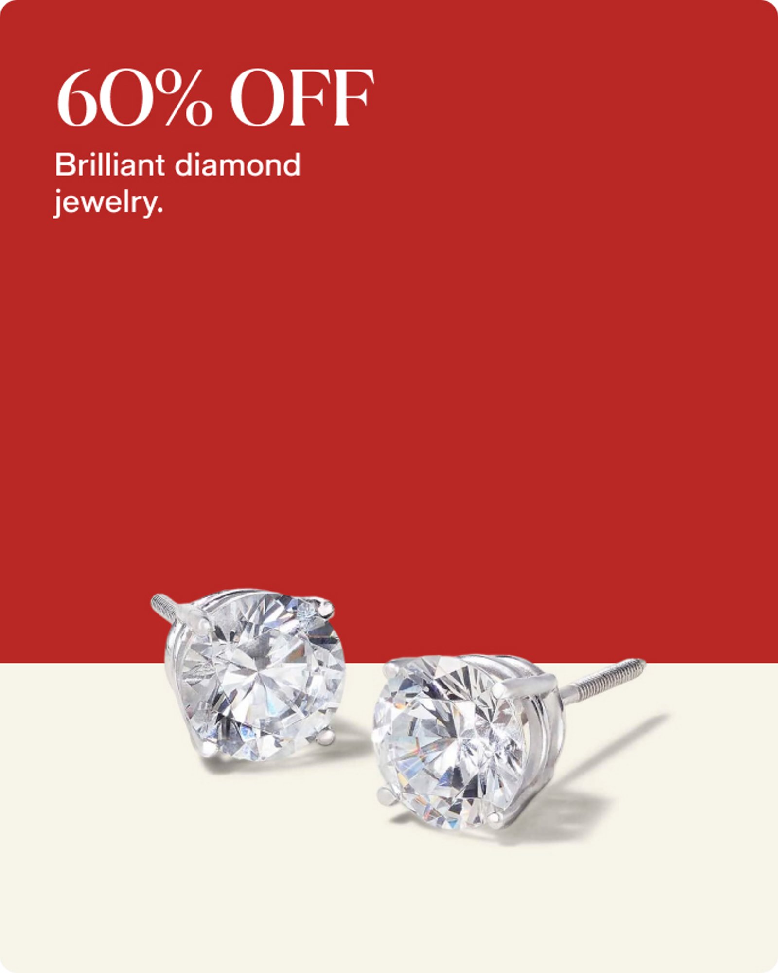 60% off diamond jewelry