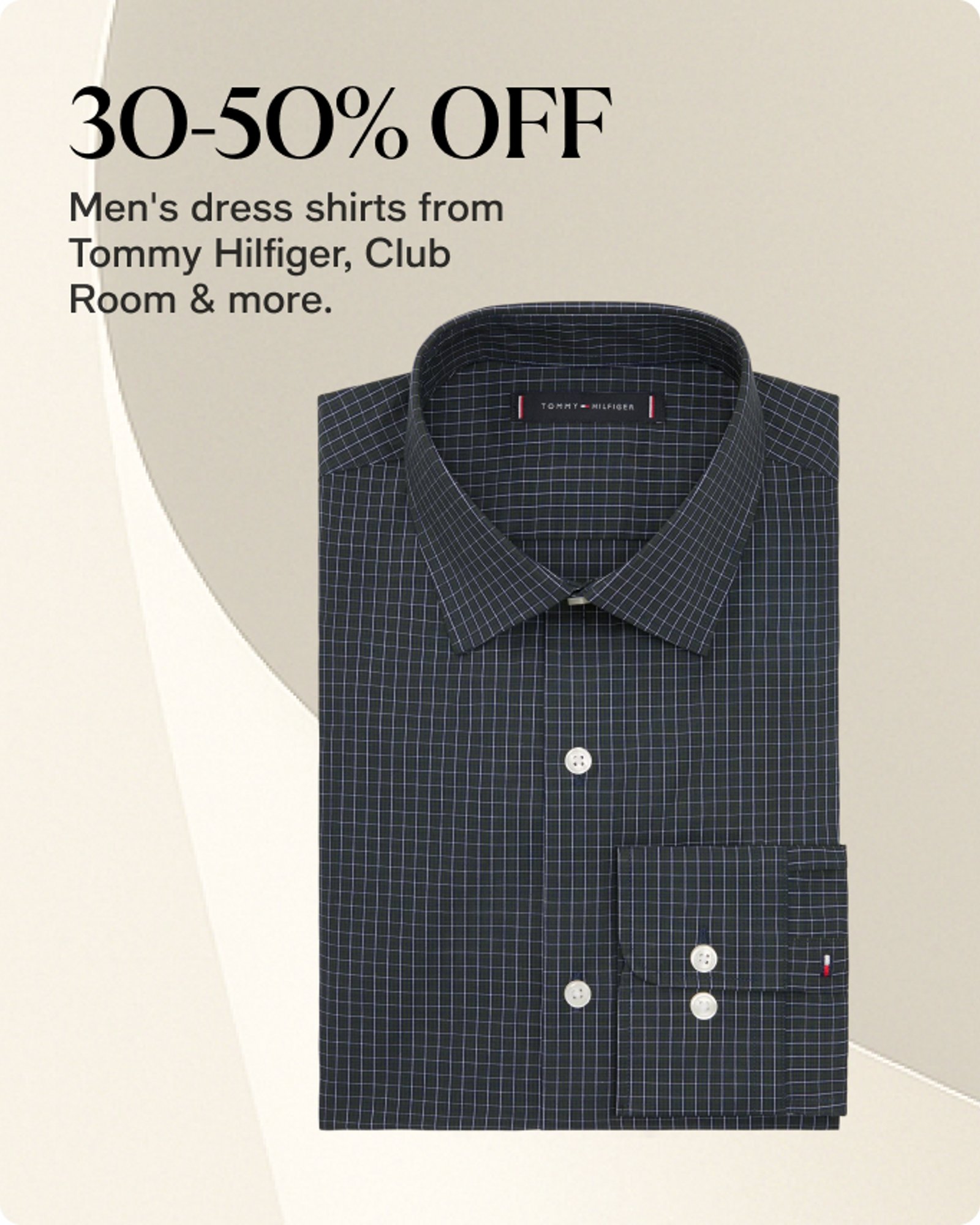 30-50% off Mens dress shirts