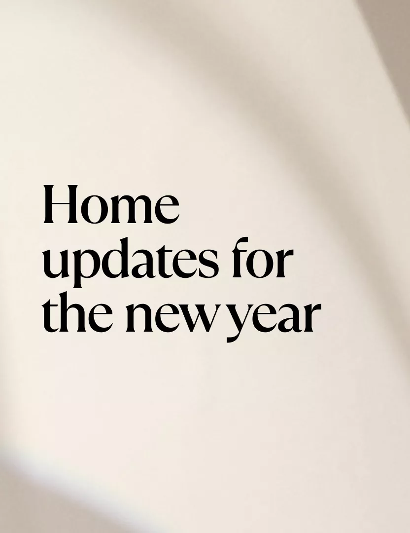 Home updates for the new year