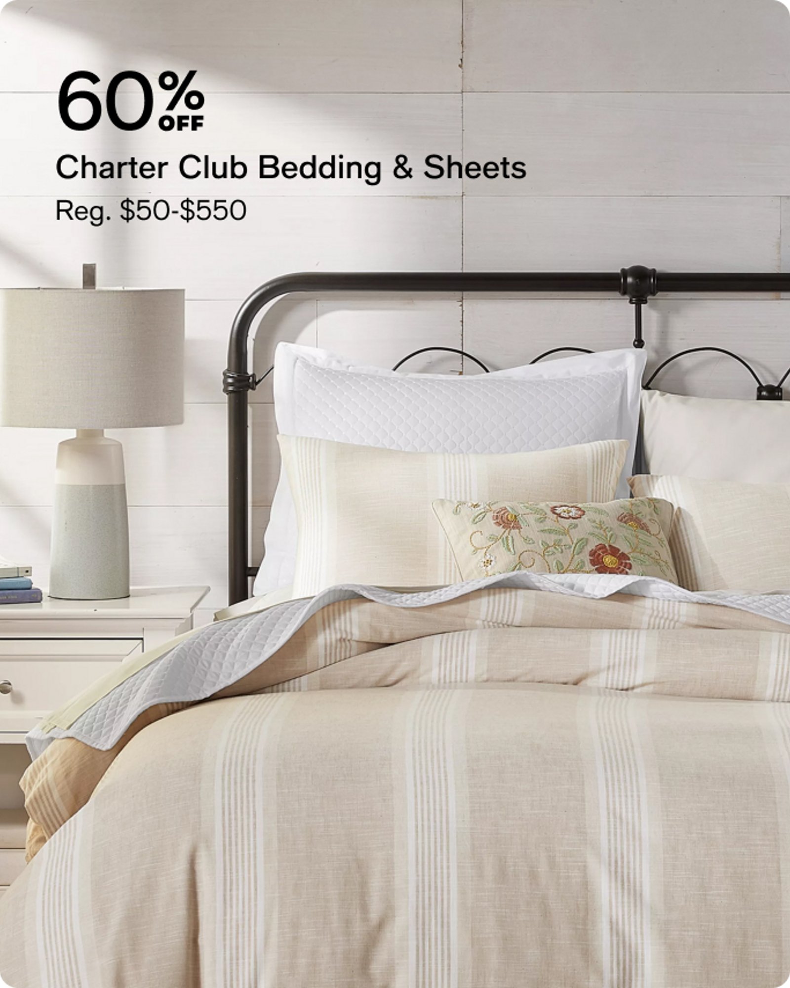 60% off charter club