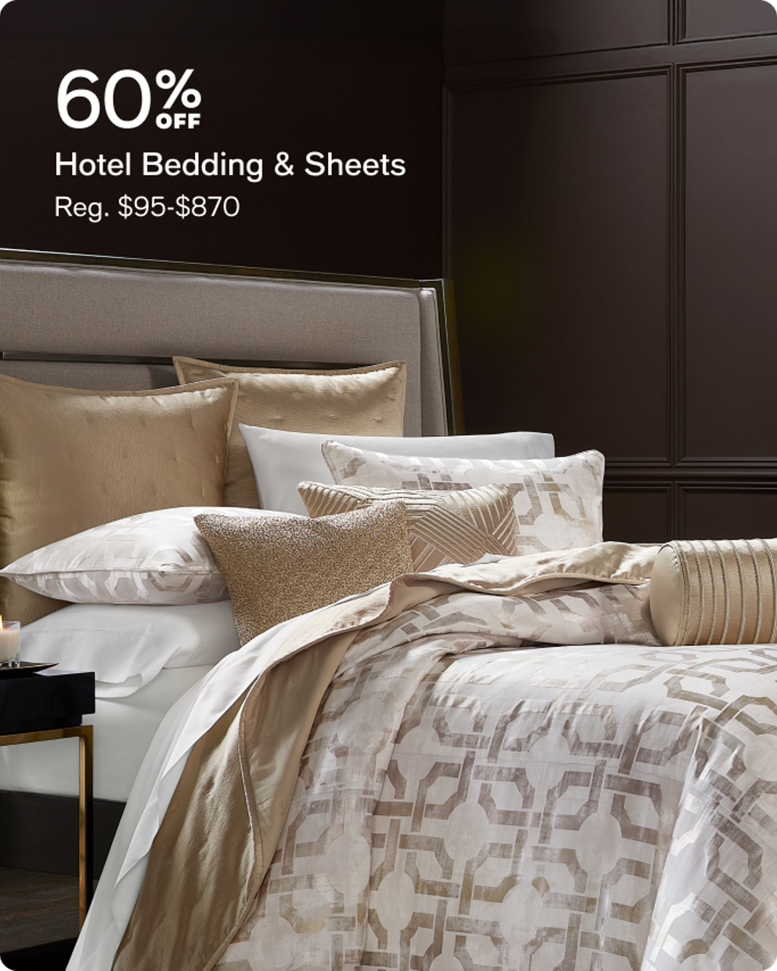 60% OFF Hotel Bedding & Sheets
