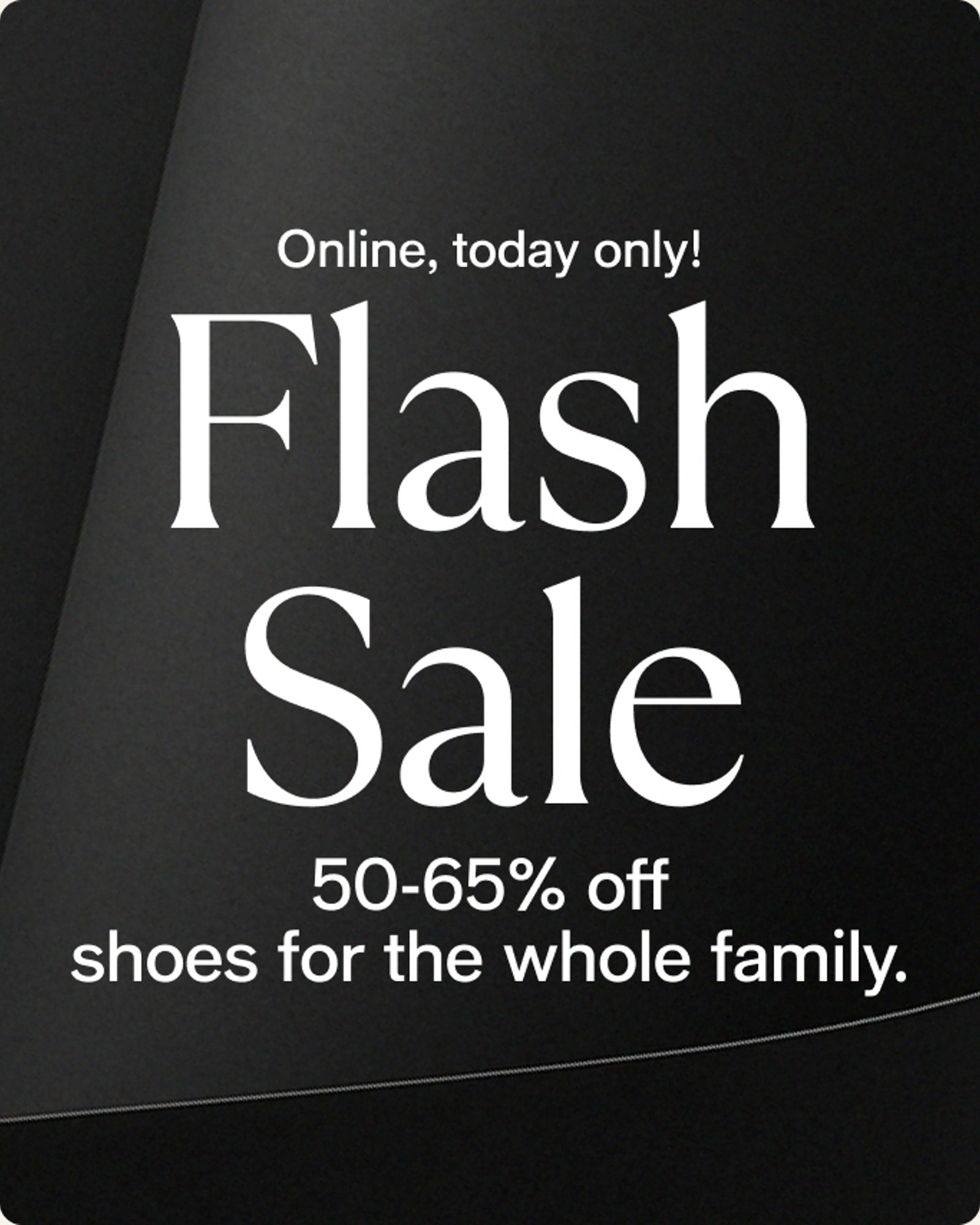 Flash sale