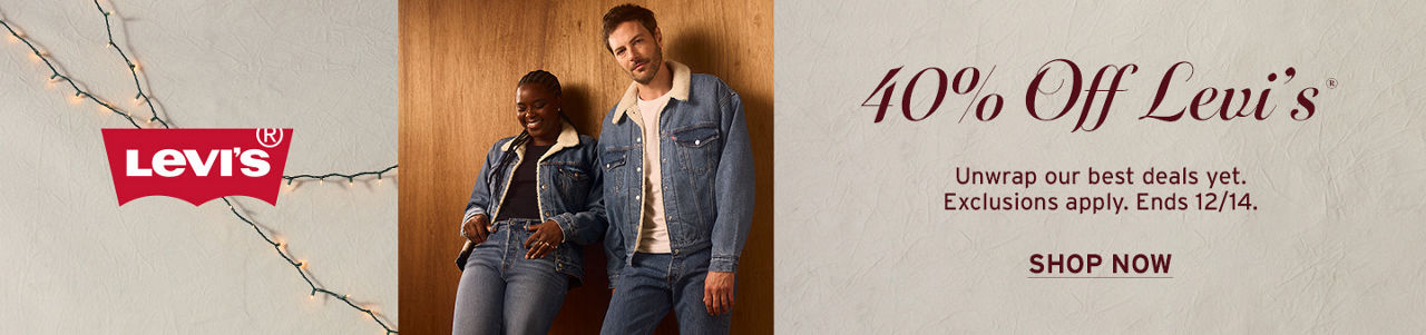 40% off Levi's