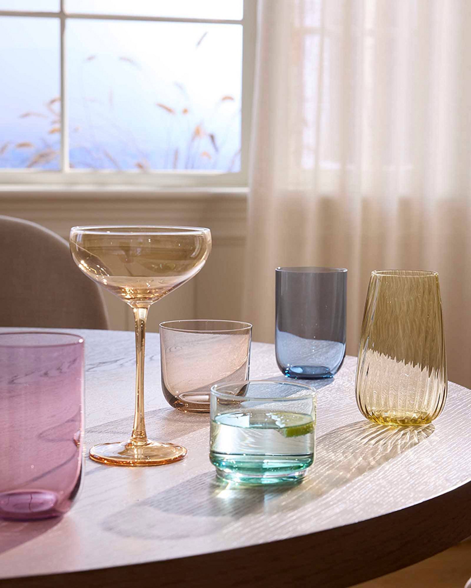 Tinted Glassware
