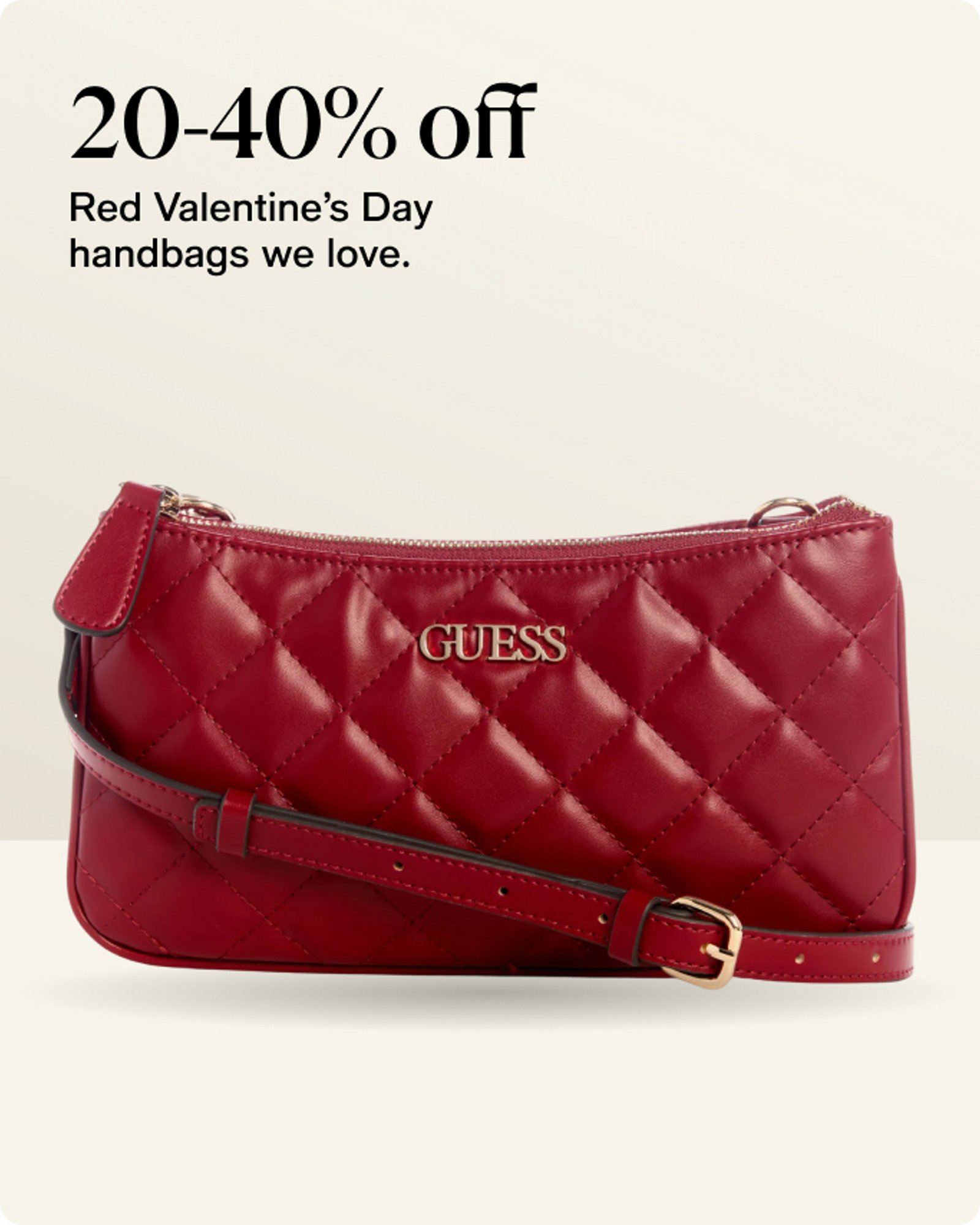 20-40 off Red Valentine's Day handbags we love