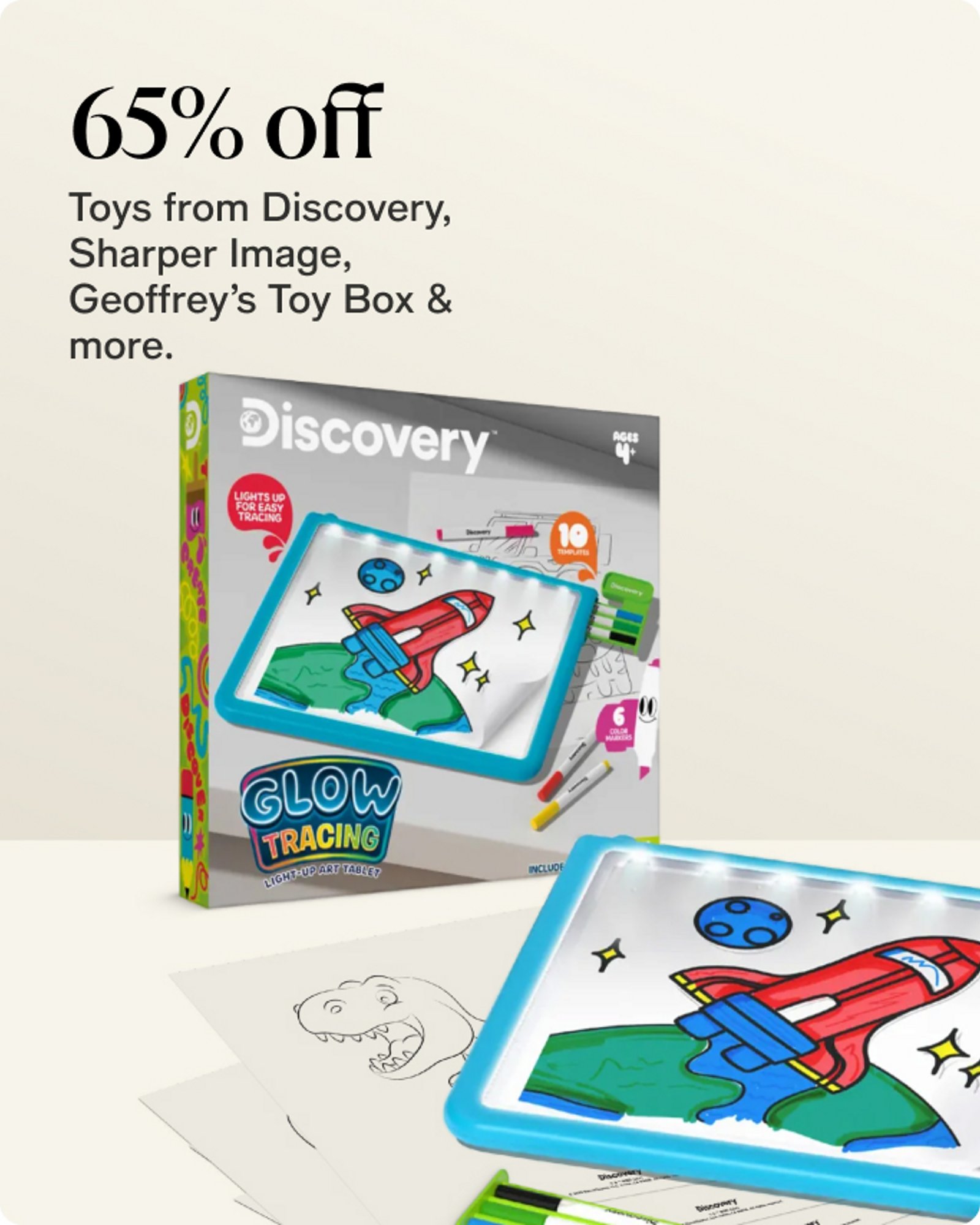 65% off toy