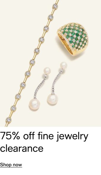 75% off fine jewelry clearance