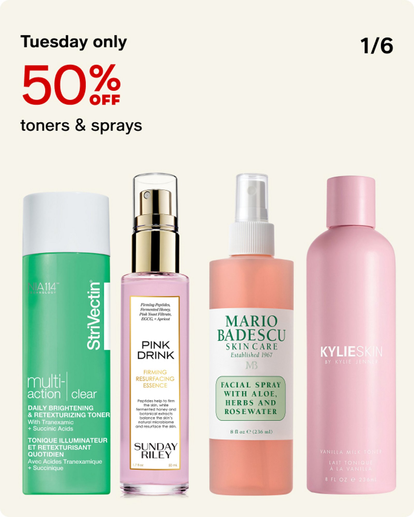 Toners & sprays