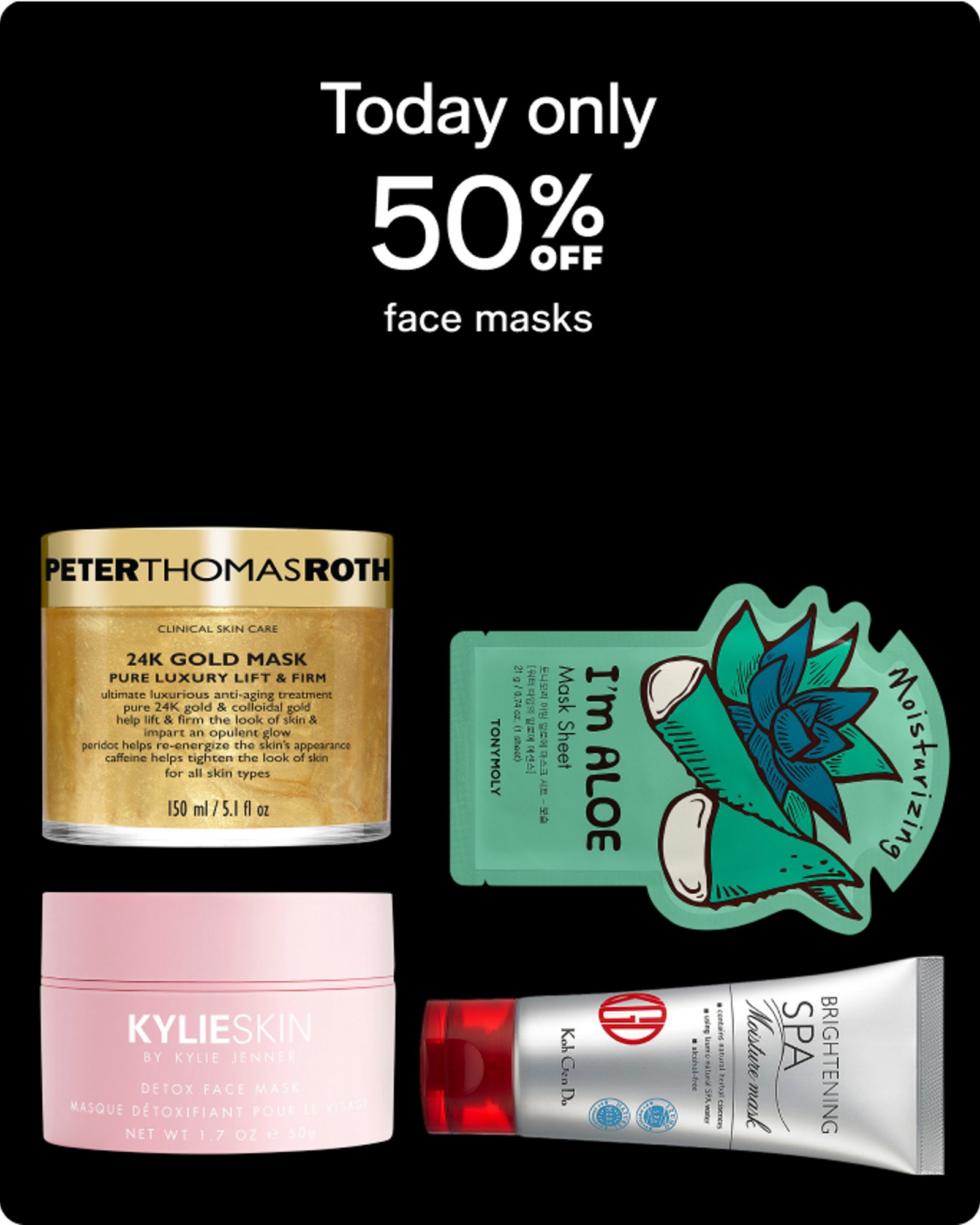 Today only - Face masks