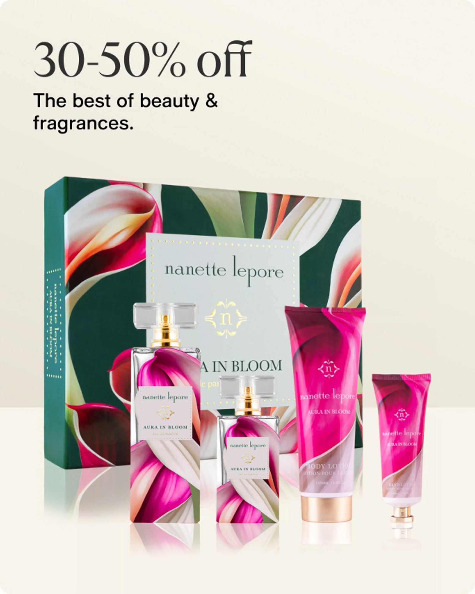 30-50% off The best of beauty & fragrances