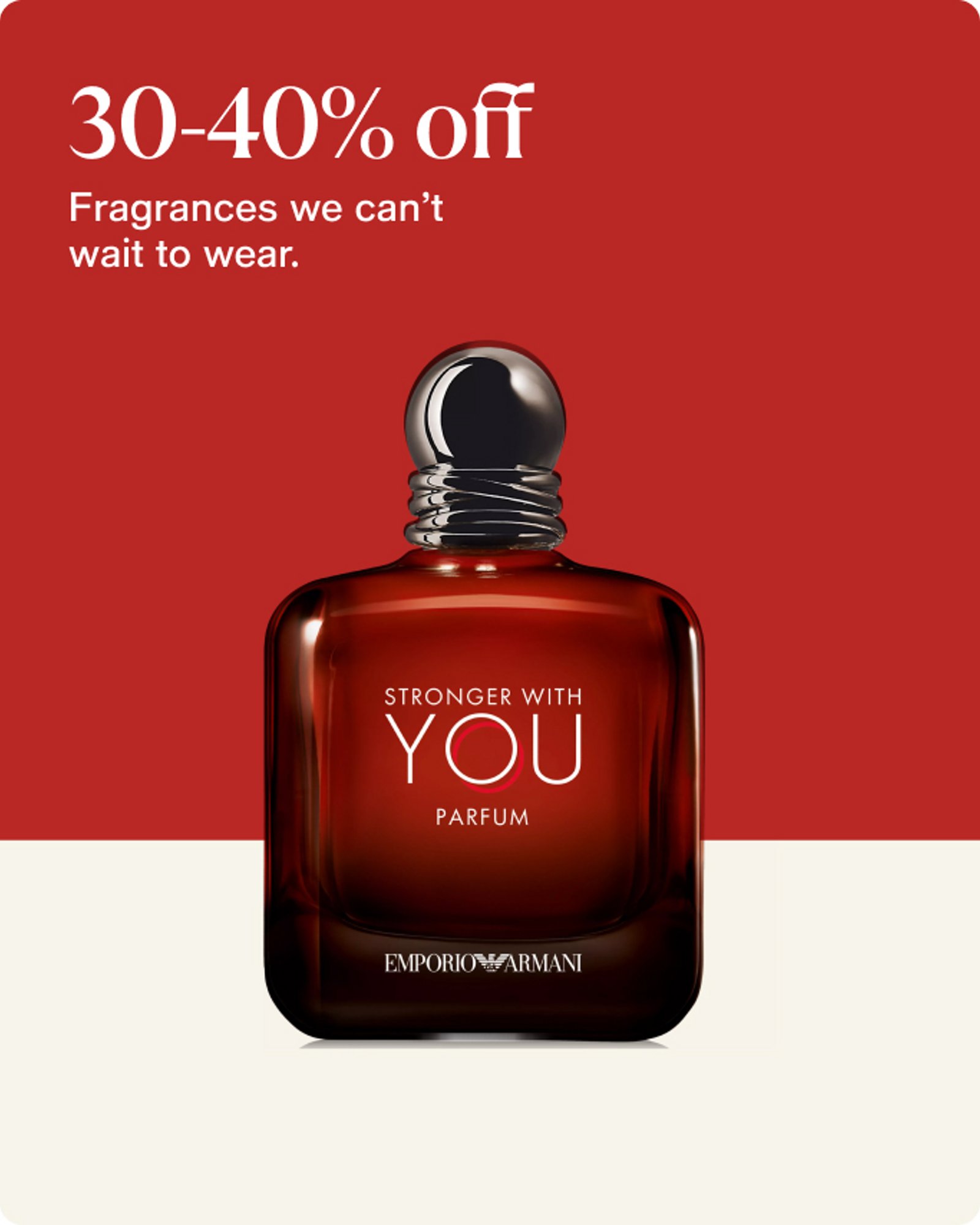 30-40% off Fragrances