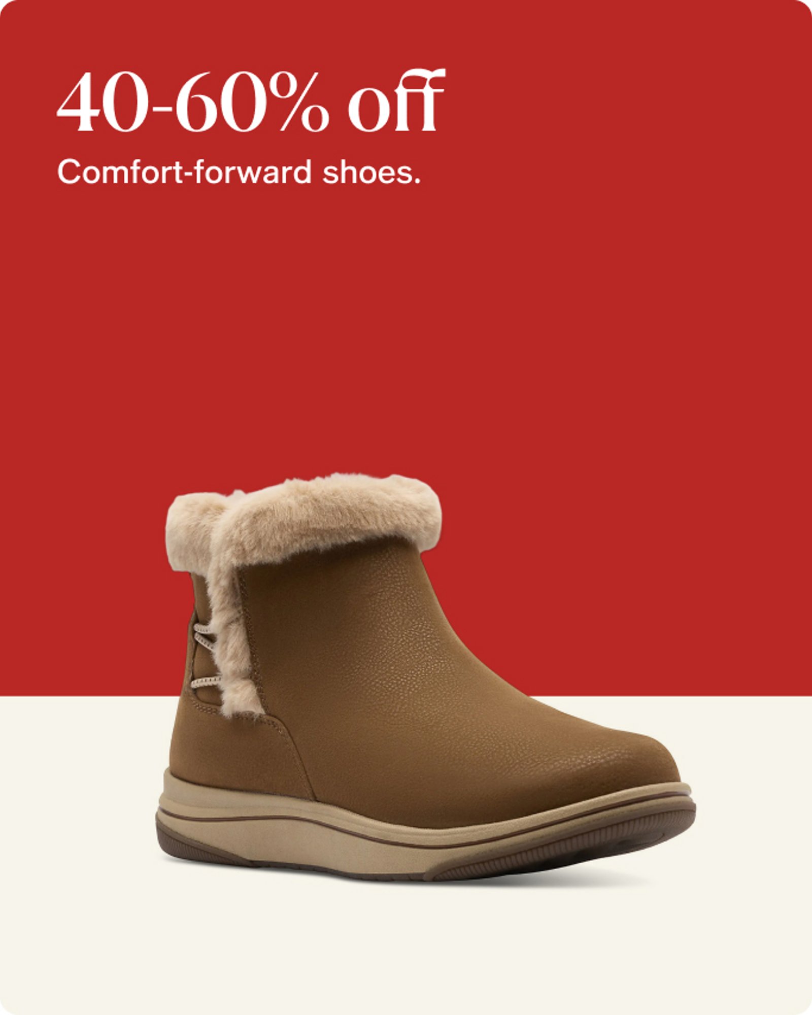 40-60% off comforted shoes