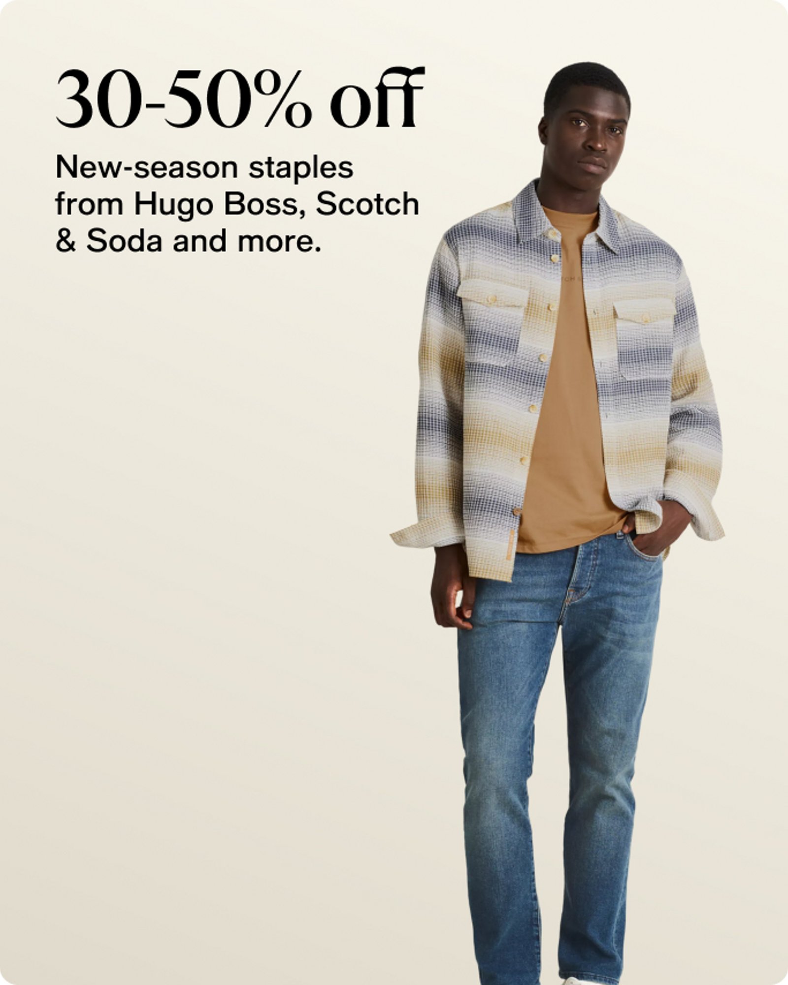 30-50% off new staples