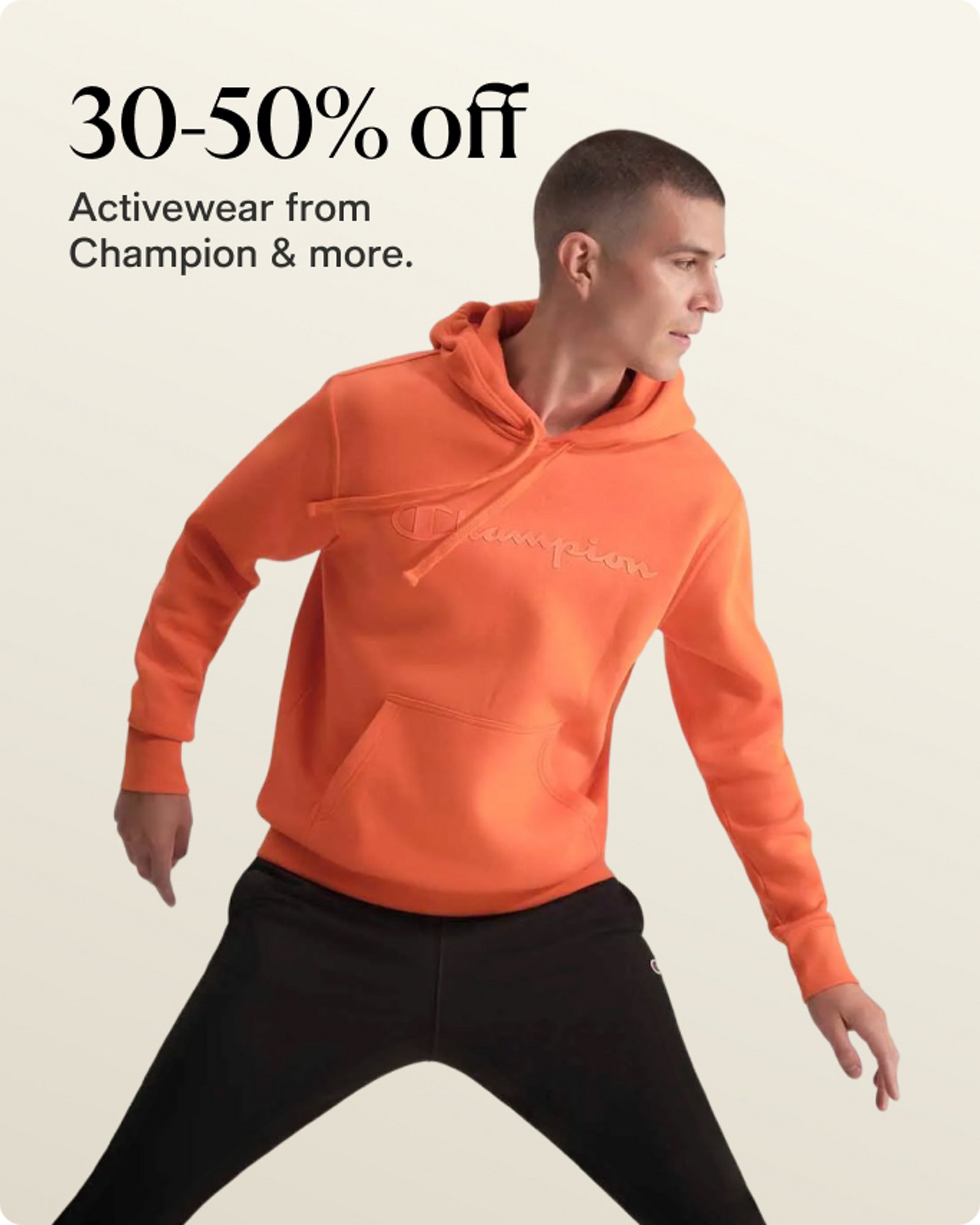 30-50% off Activewear