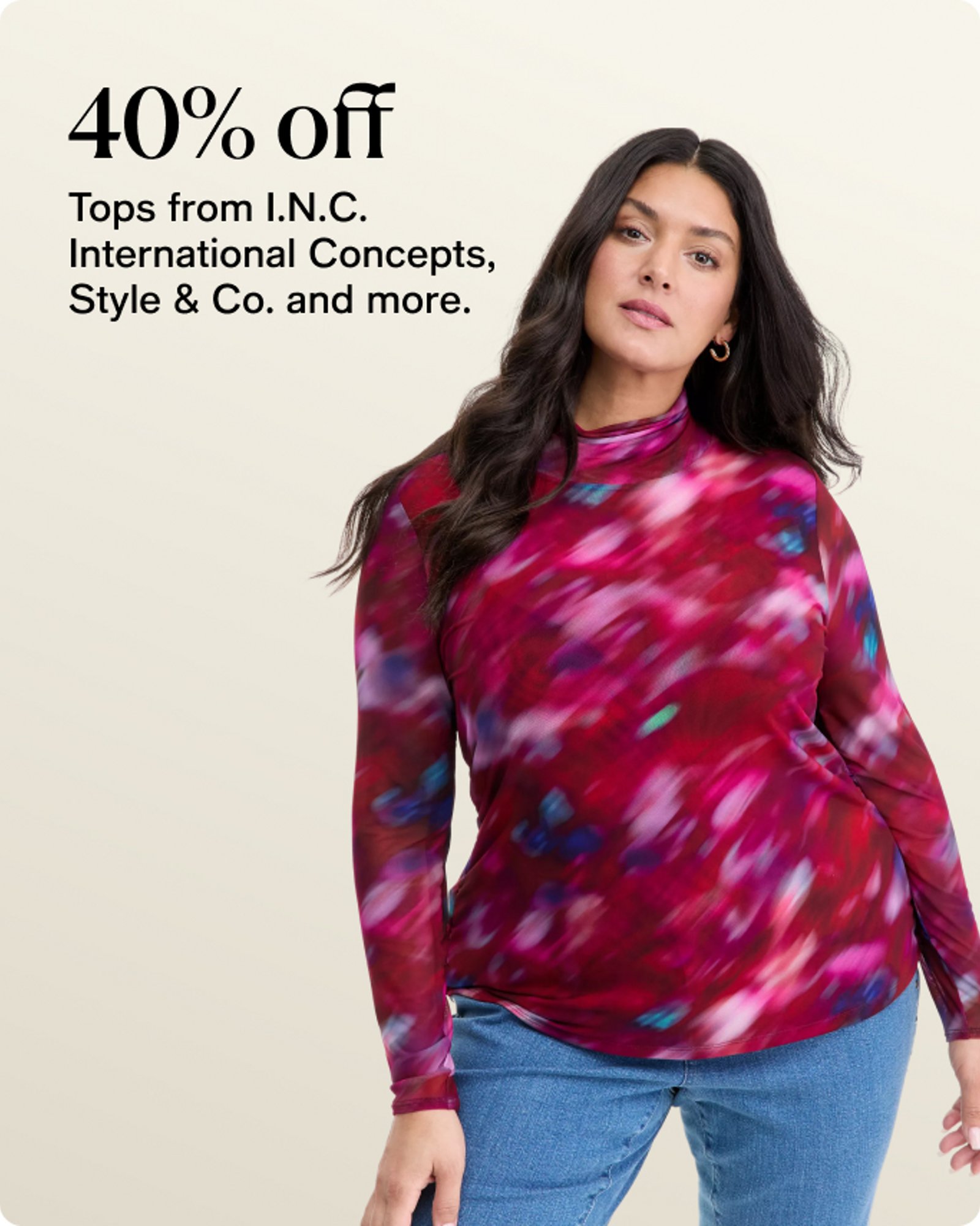 40% off Tops