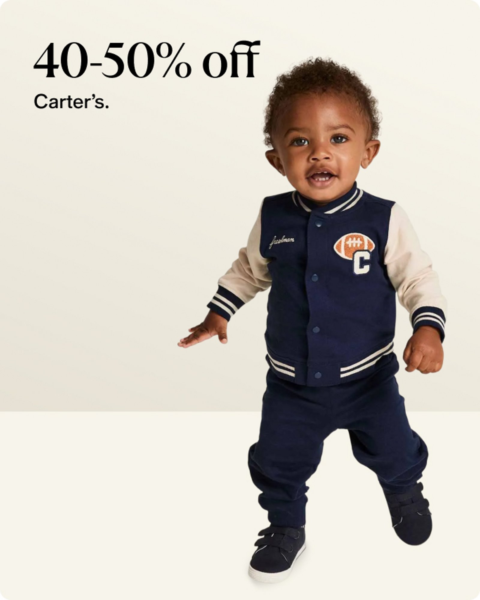 40-50% off carters