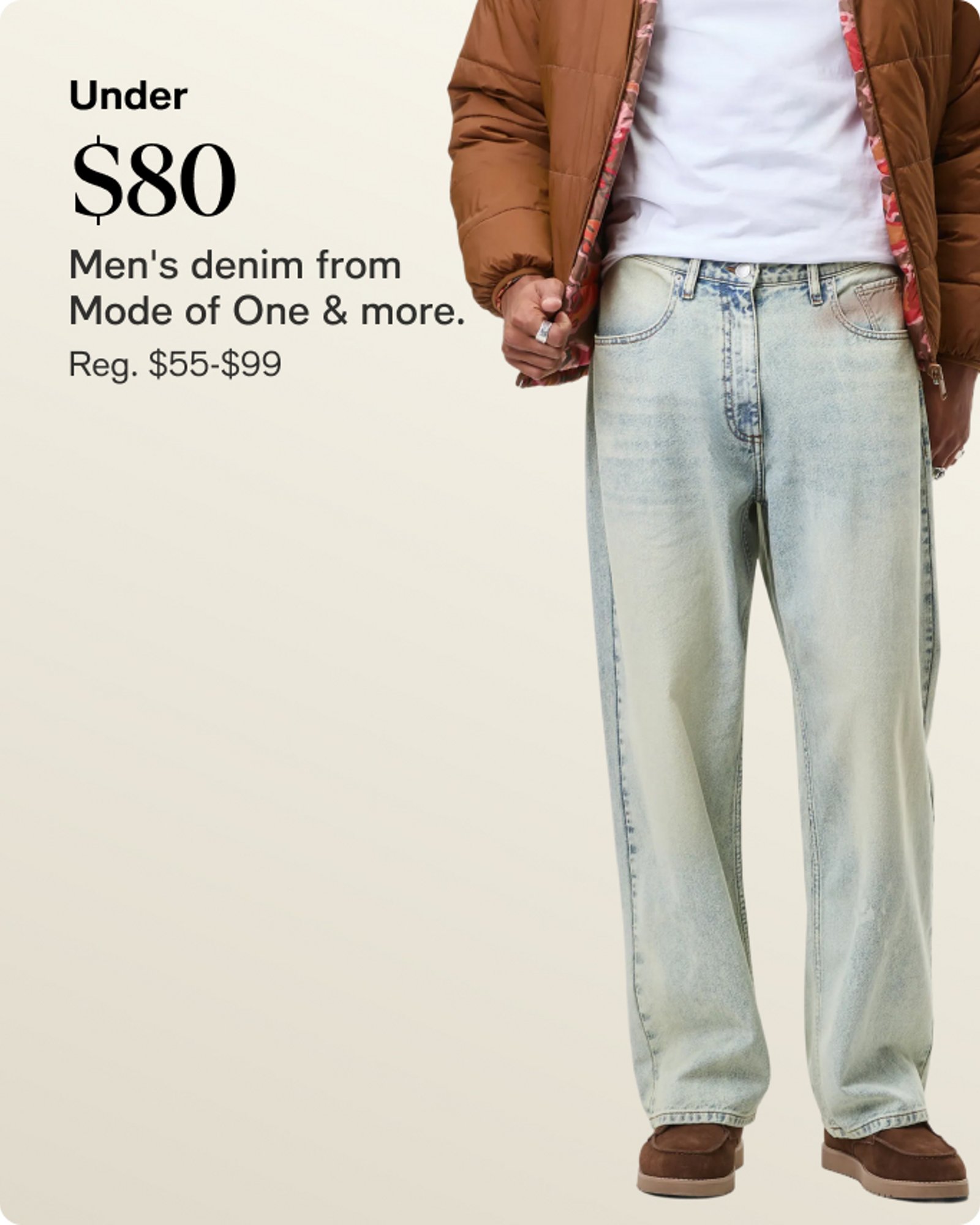 Under $80 Men's denim