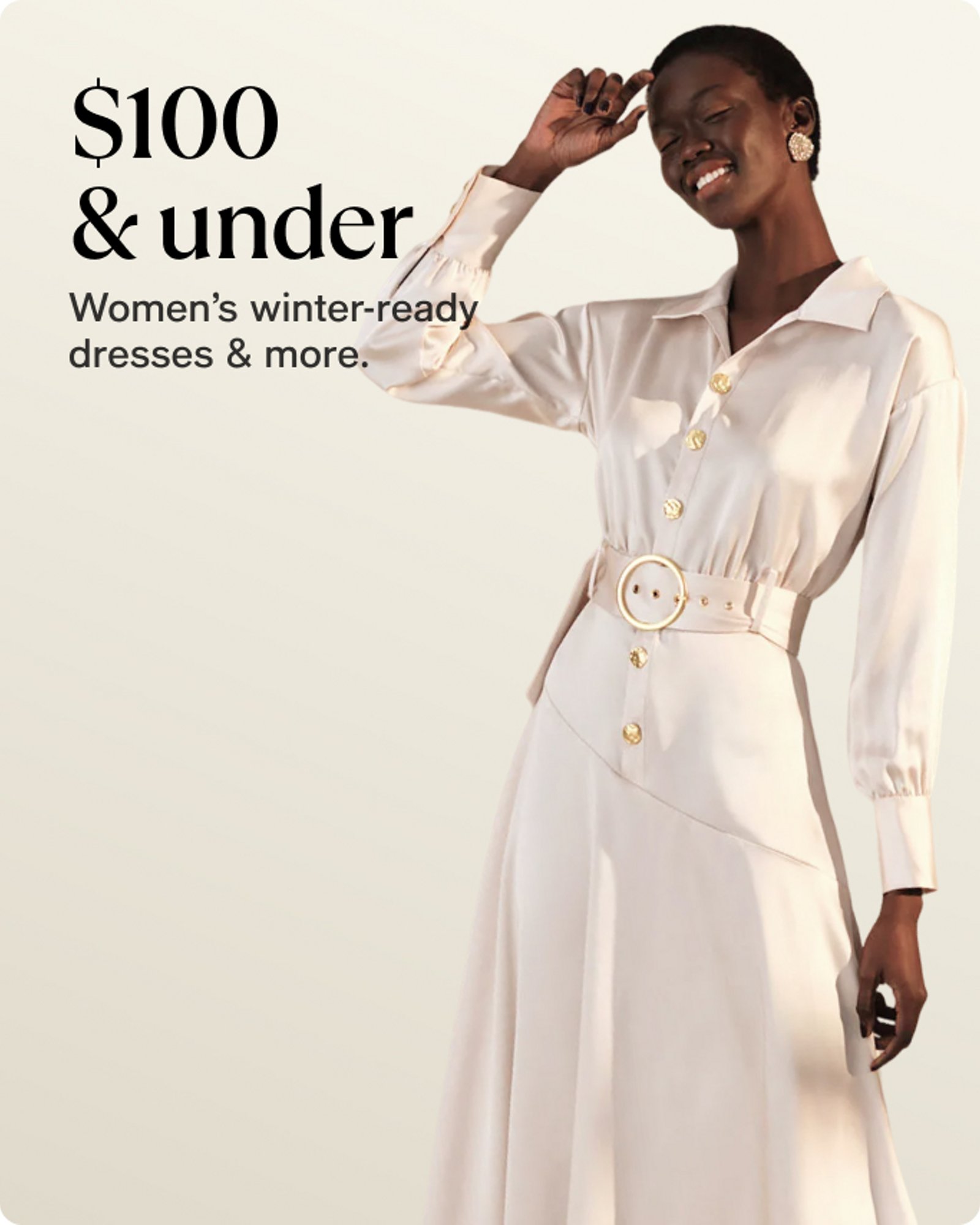 $100 & under Womens's winter ready Dresses 
