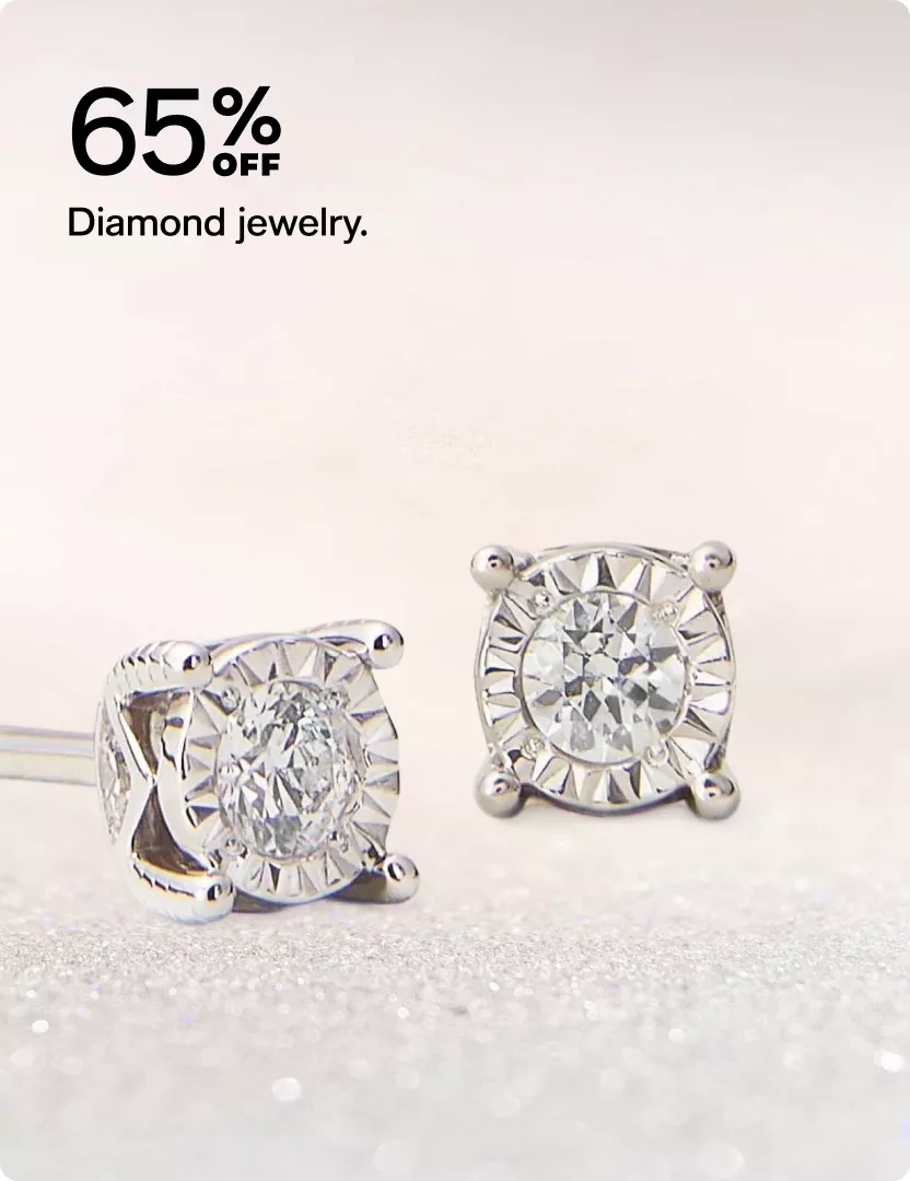 65% off - Diamond jewelry.
