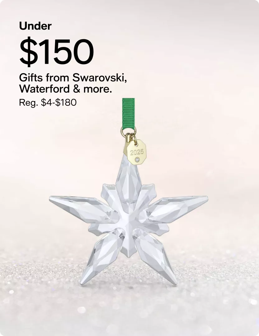 Under $150 - Gifts from Swarovski, Waterford & more. (Reg. $4-$180)