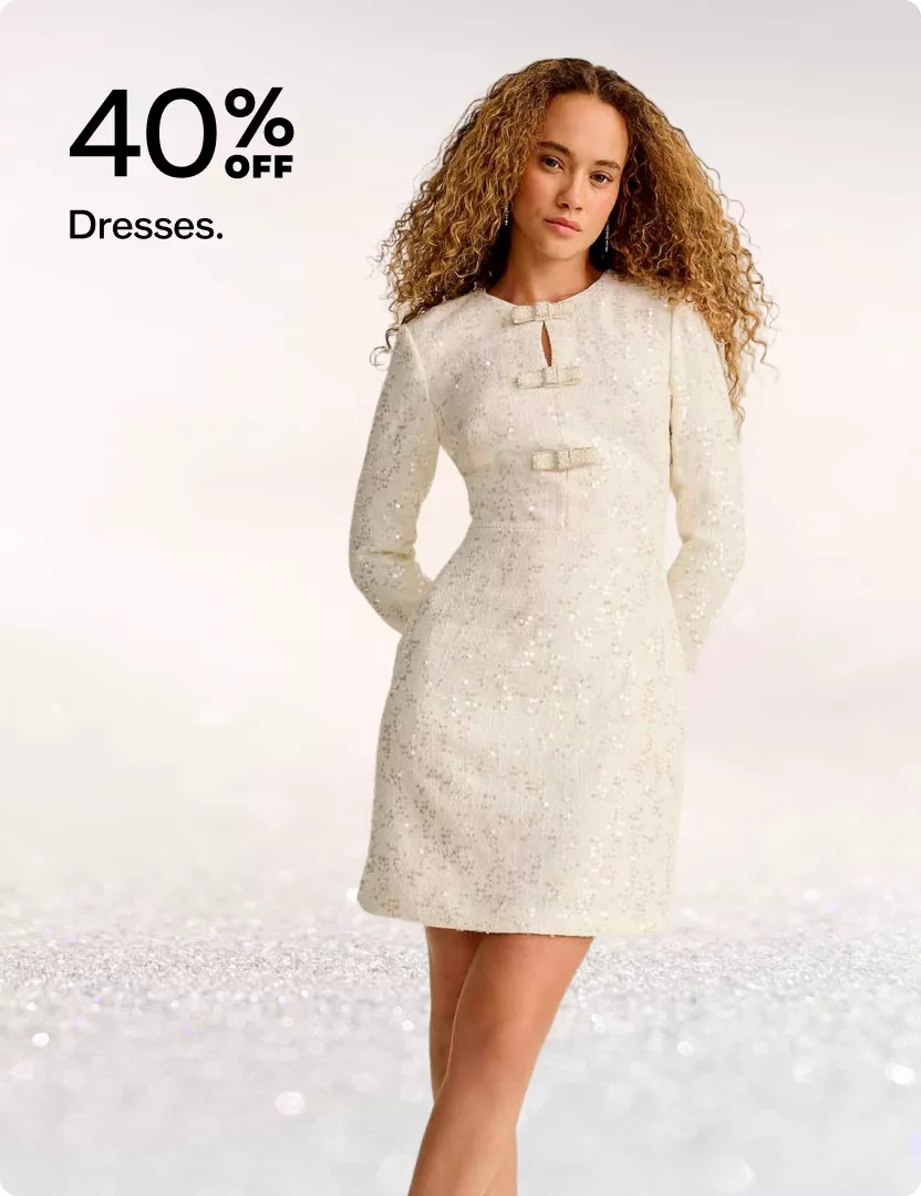 40% off - Dresses.