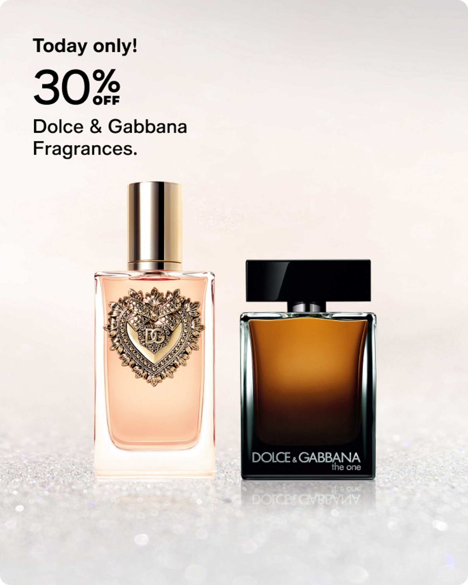 30% off Dolce and Gabanna