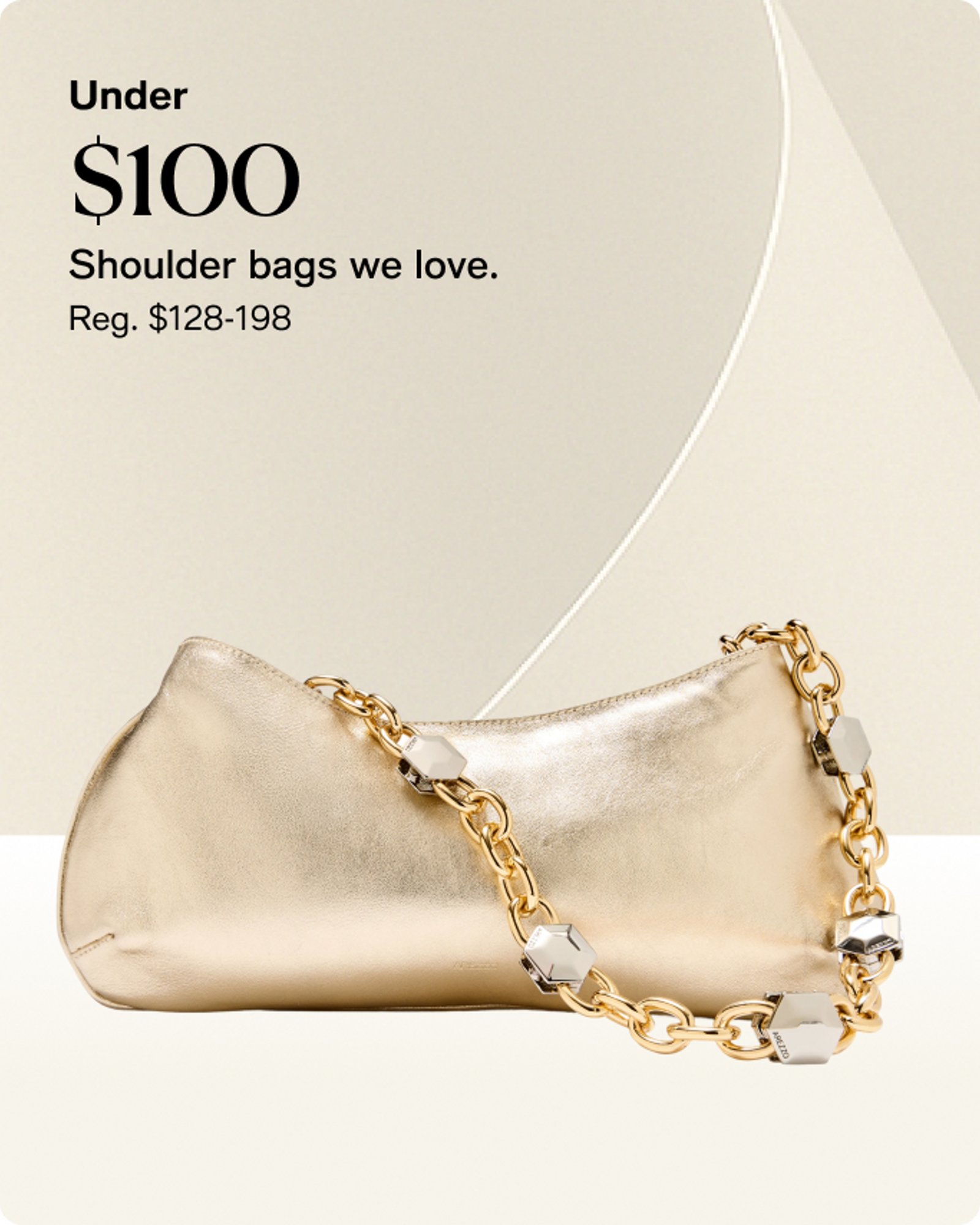 Under $100 Shoulder bags we love