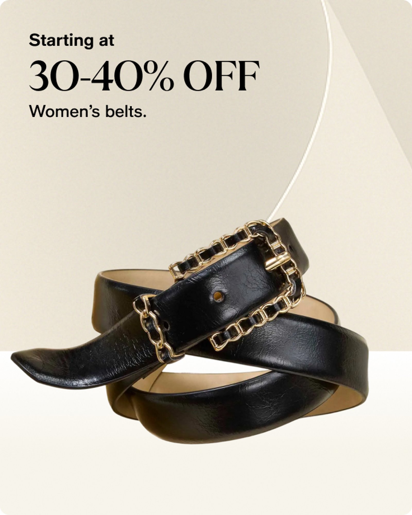 30-40% OFF BELTS