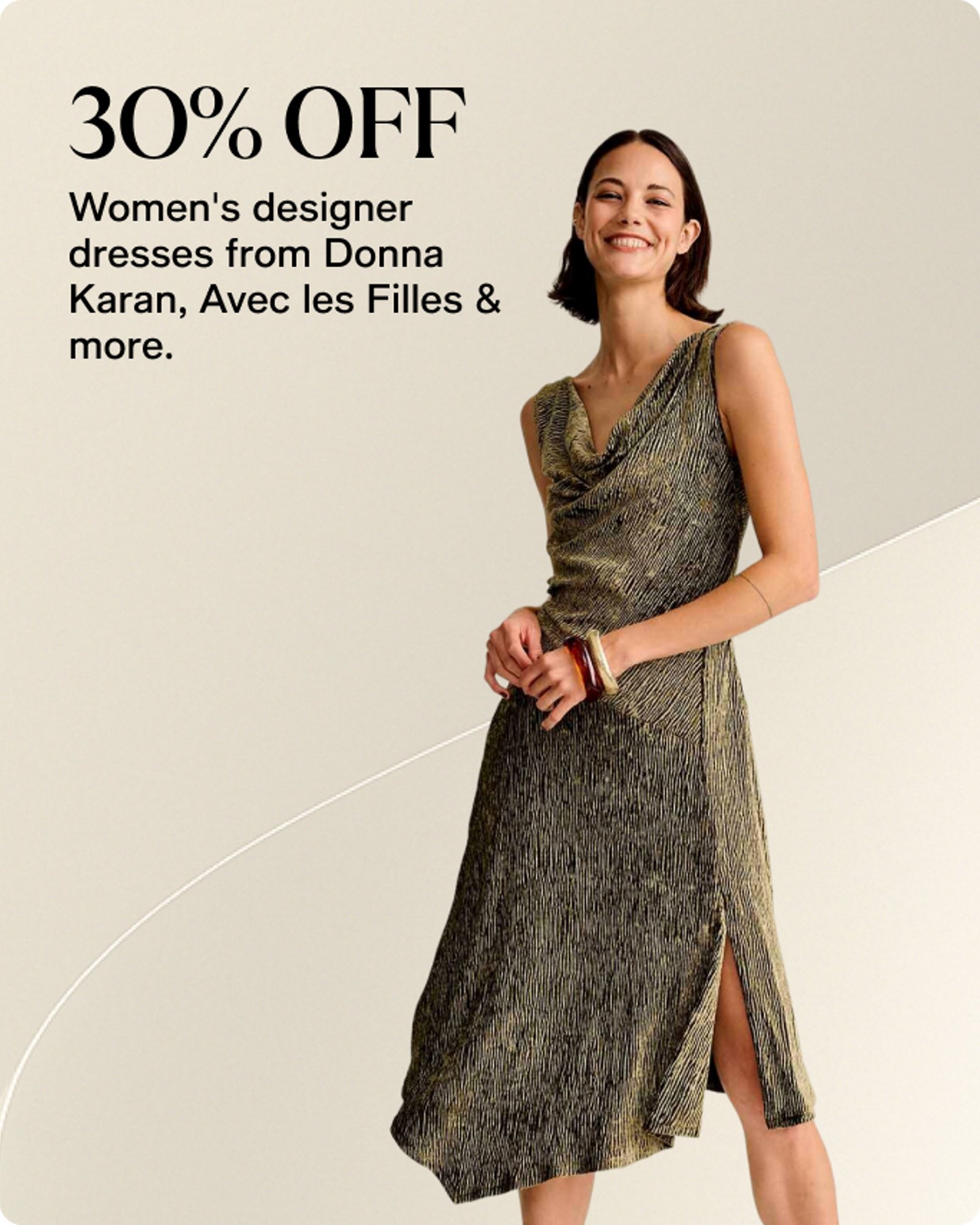 30% OFF Women's designer dresses