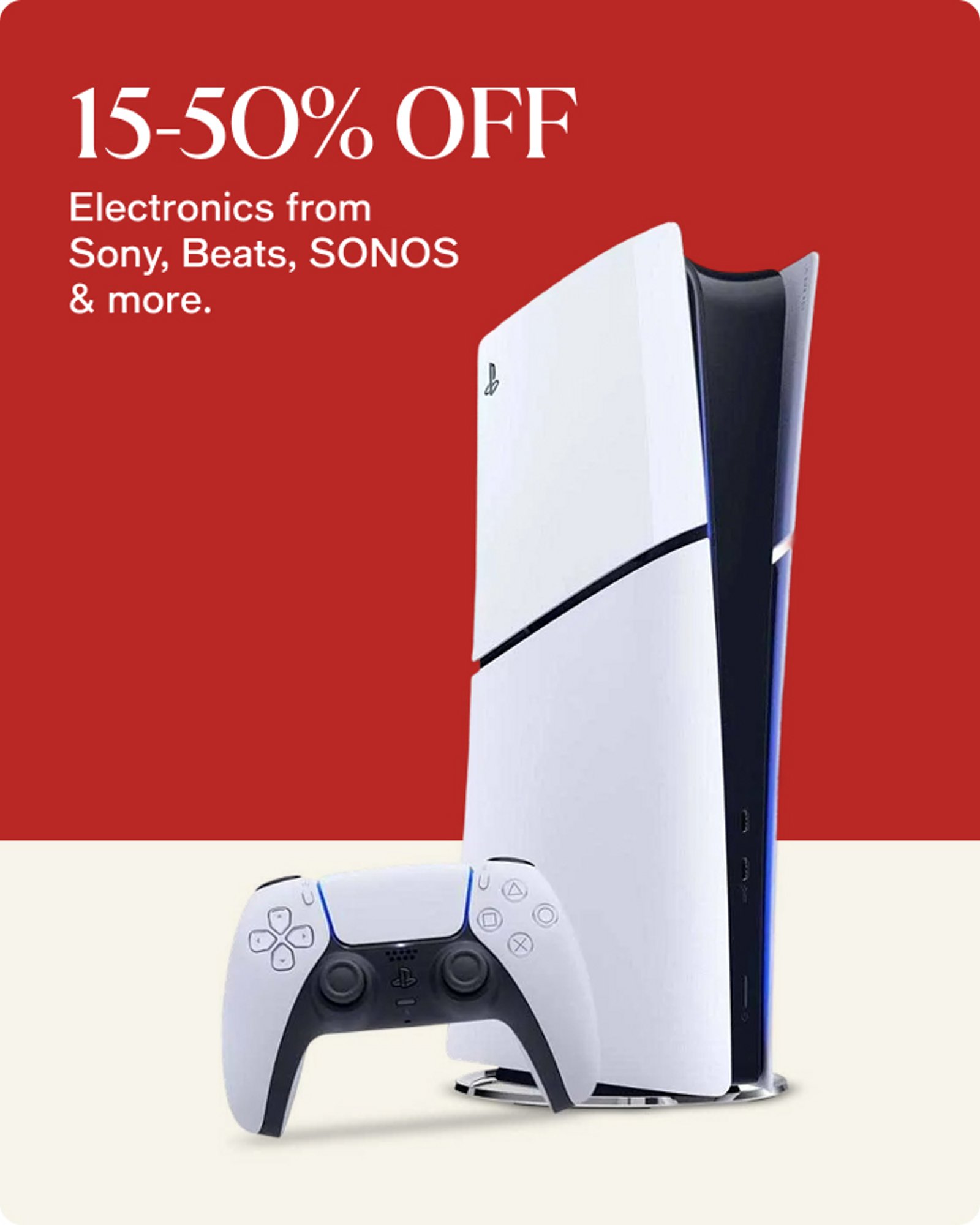 15-50% OFF Electronics