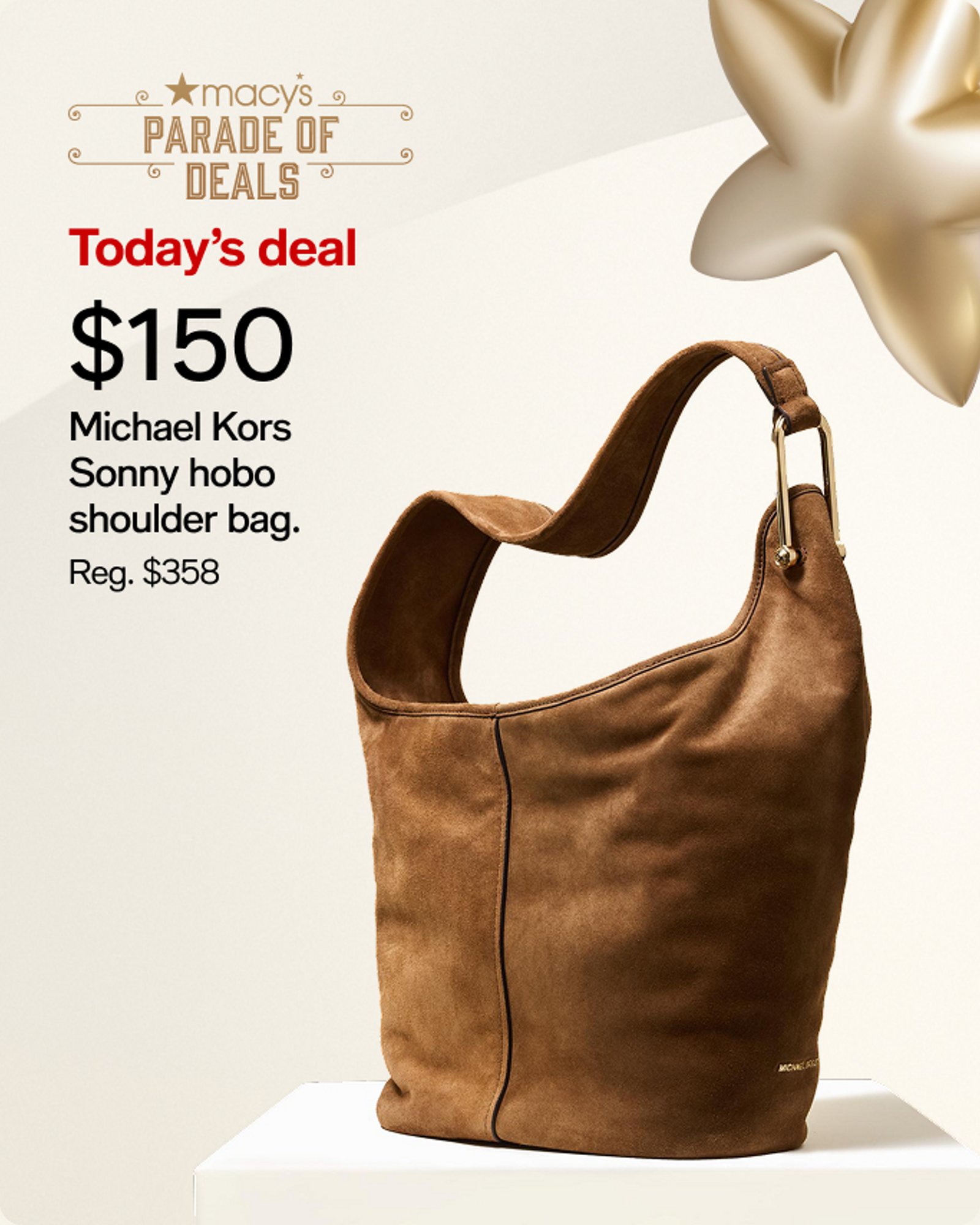 $150 Sonny Michael Kors Hobo