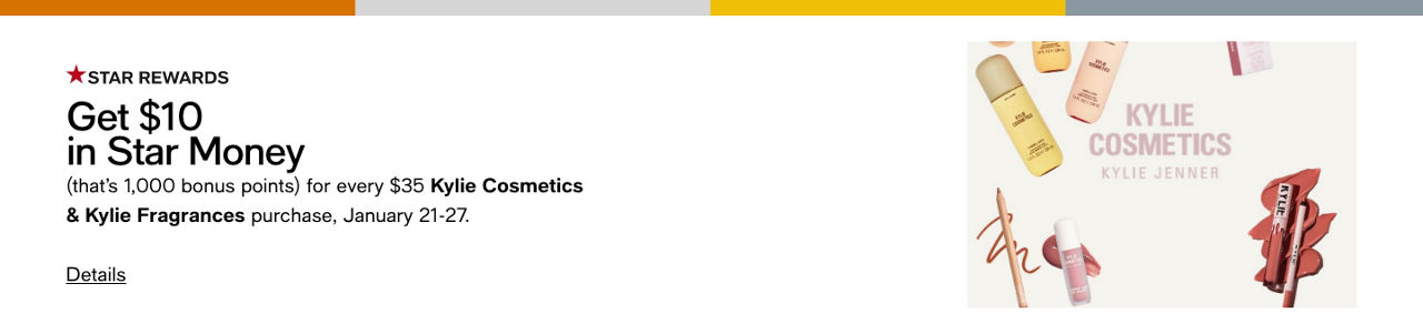 Get $10 in star money kylie cosmetices