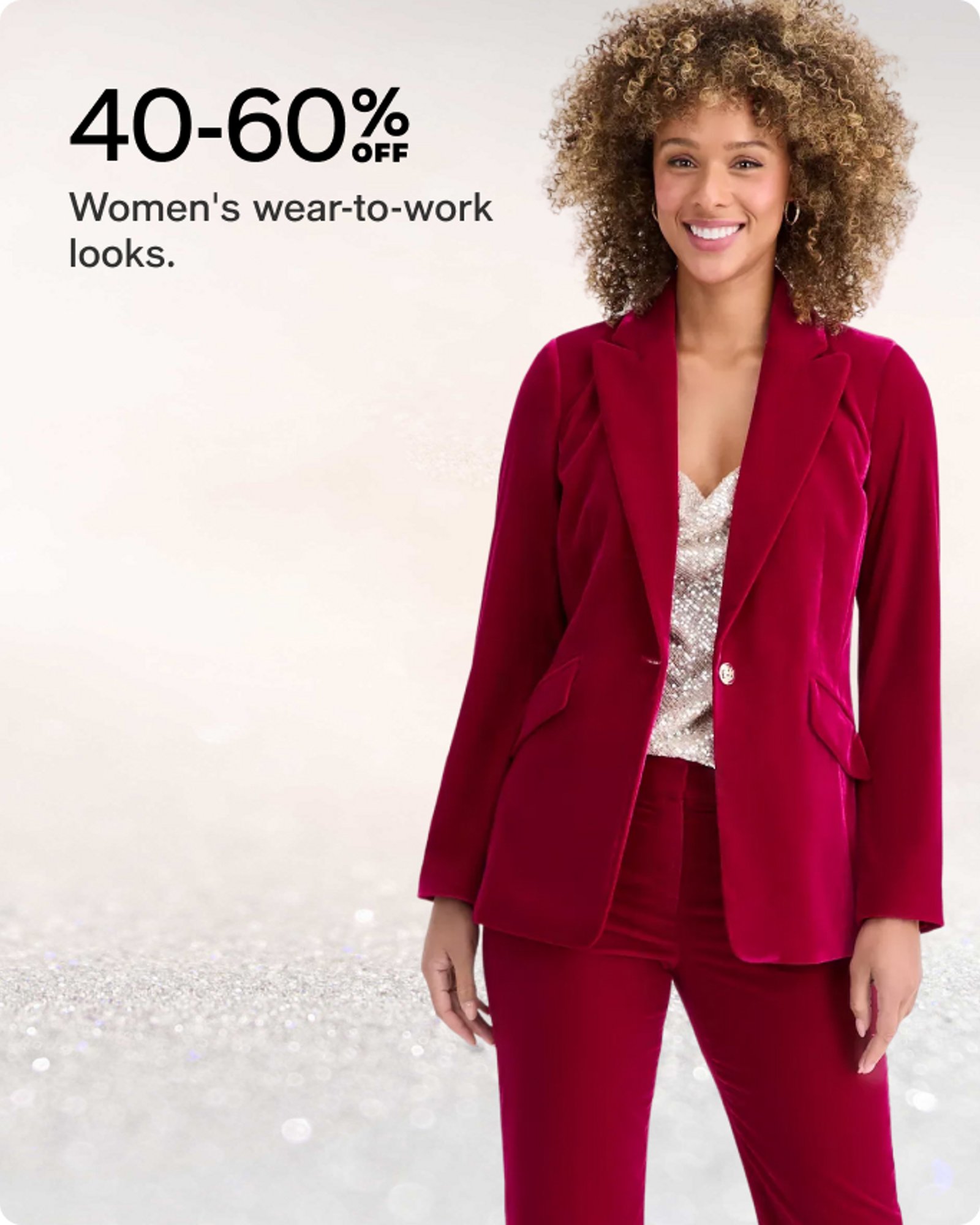 40-60% off Wear to work