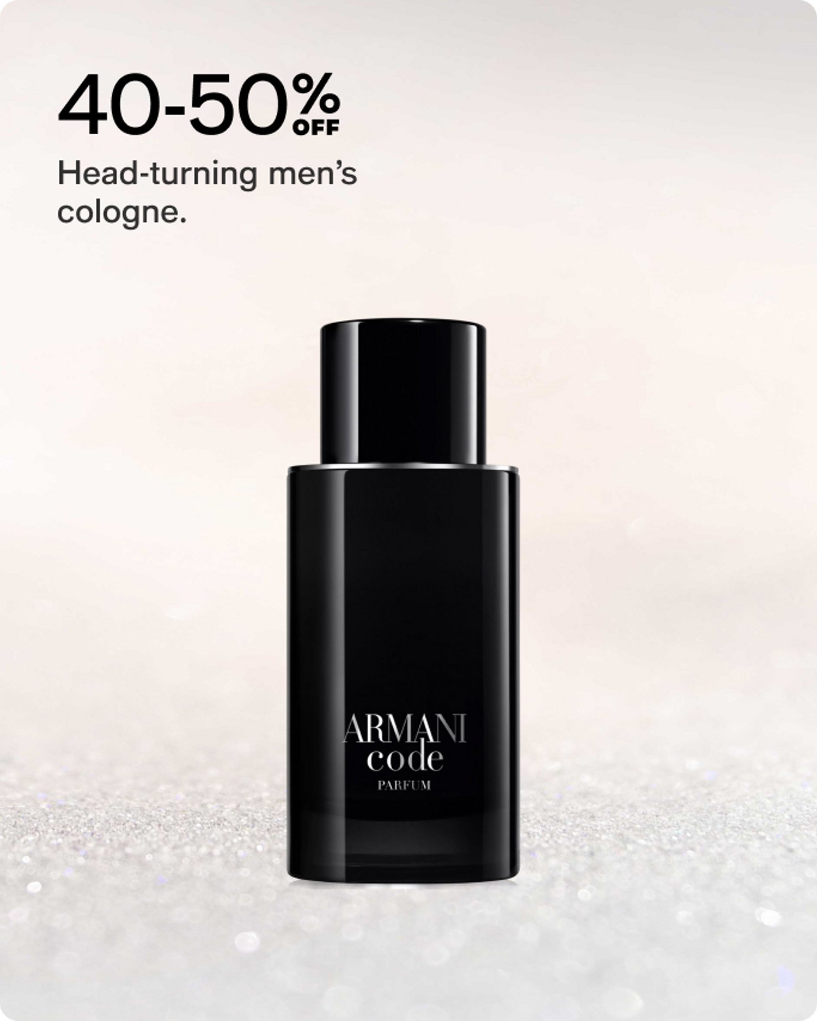 40-50% off Men's cologne