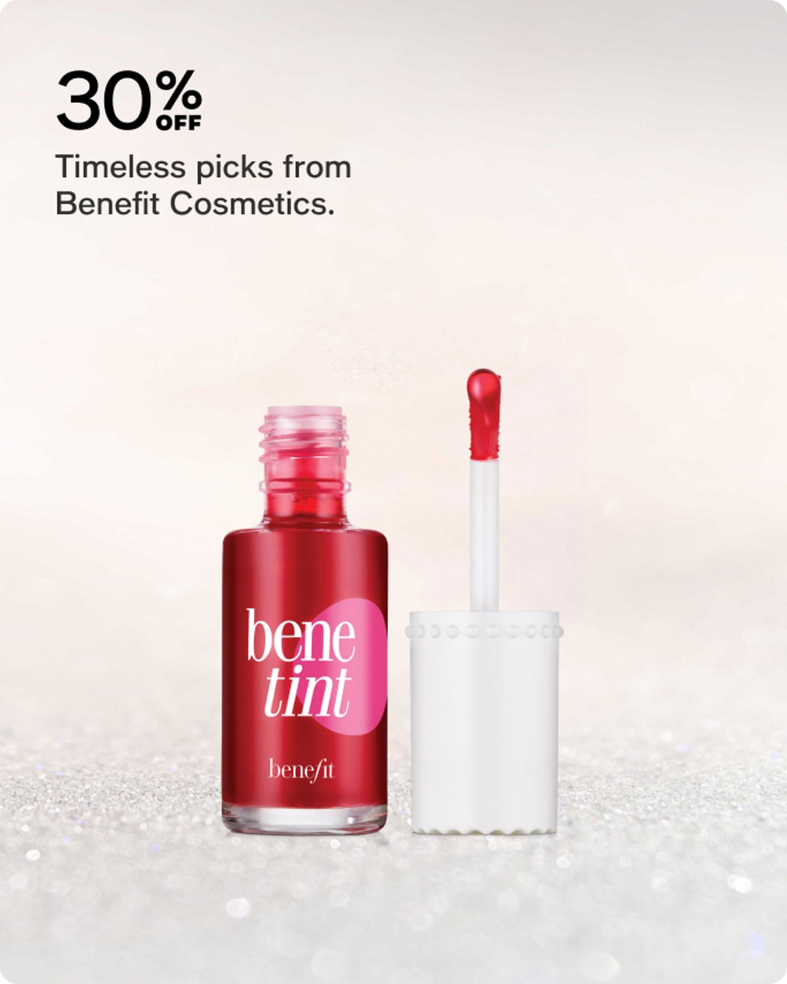 30% off Benefit