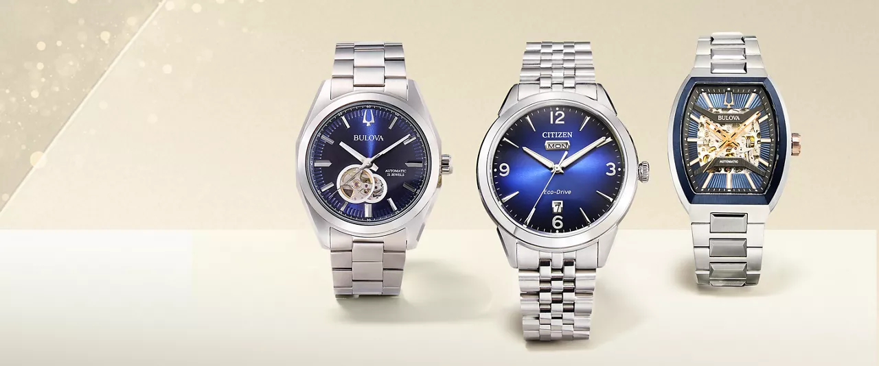 3 watches on display