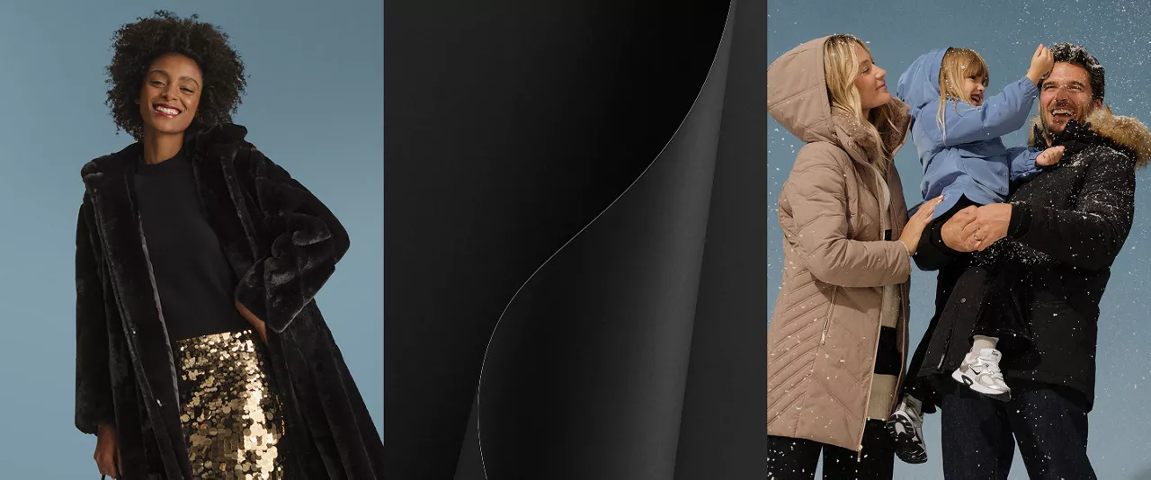 cold weather coats and sweaters