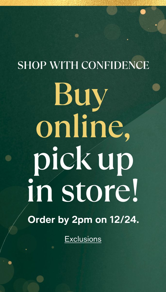 Buy online pickup in store