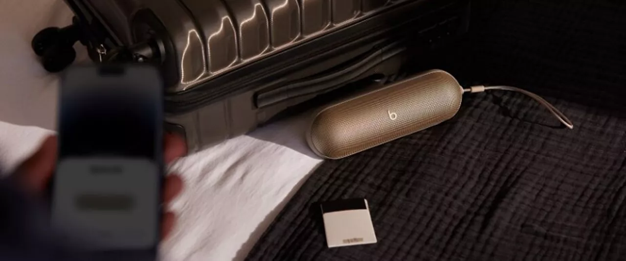 electronic speaker and luggage