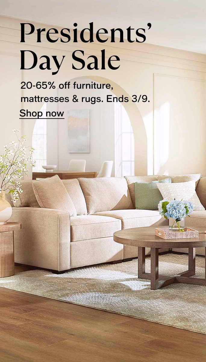 Presidents' Day Sale